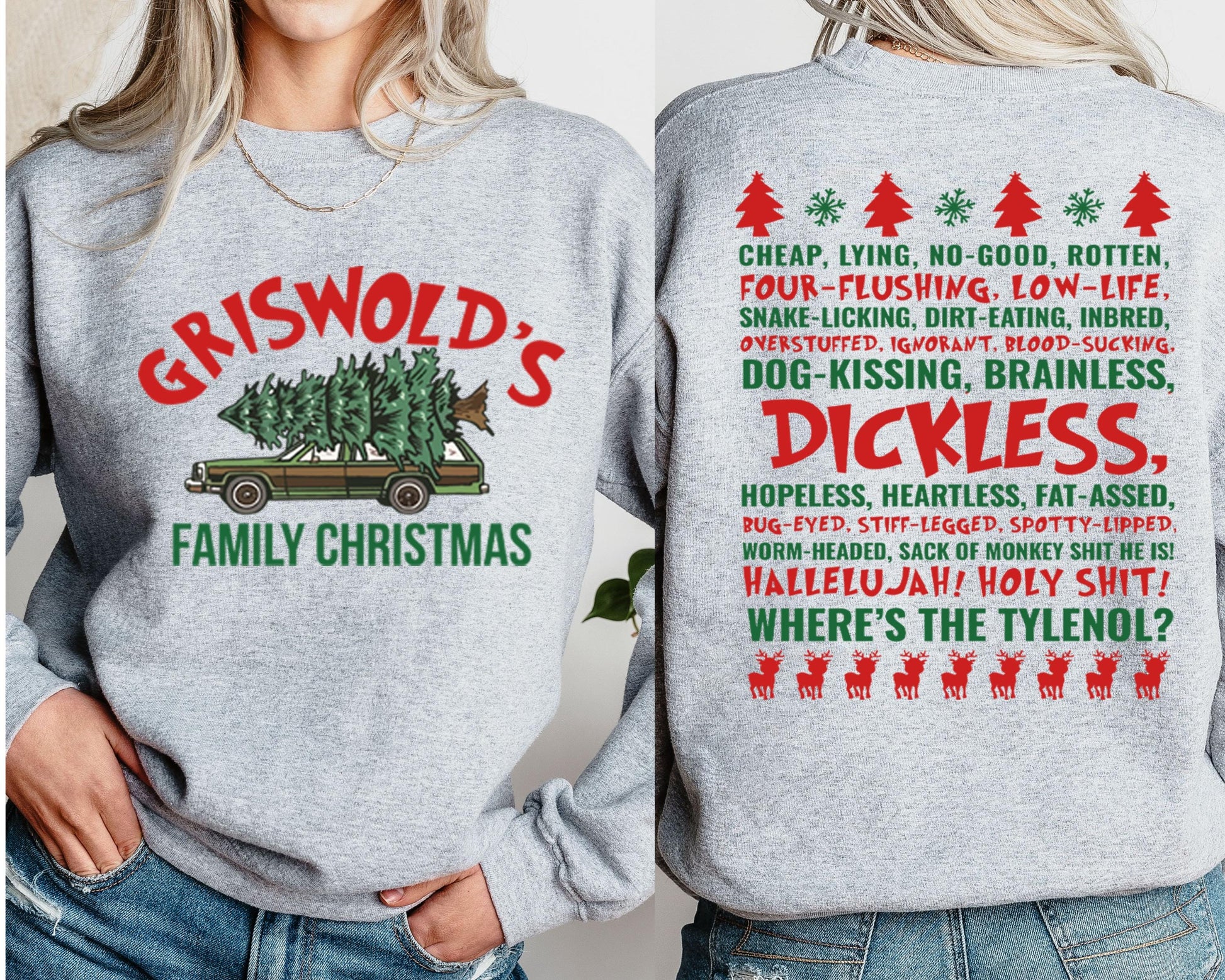 Griswold Style Family Xmas Graphic Tee - Funny Christmas Movie Inspired Shirt