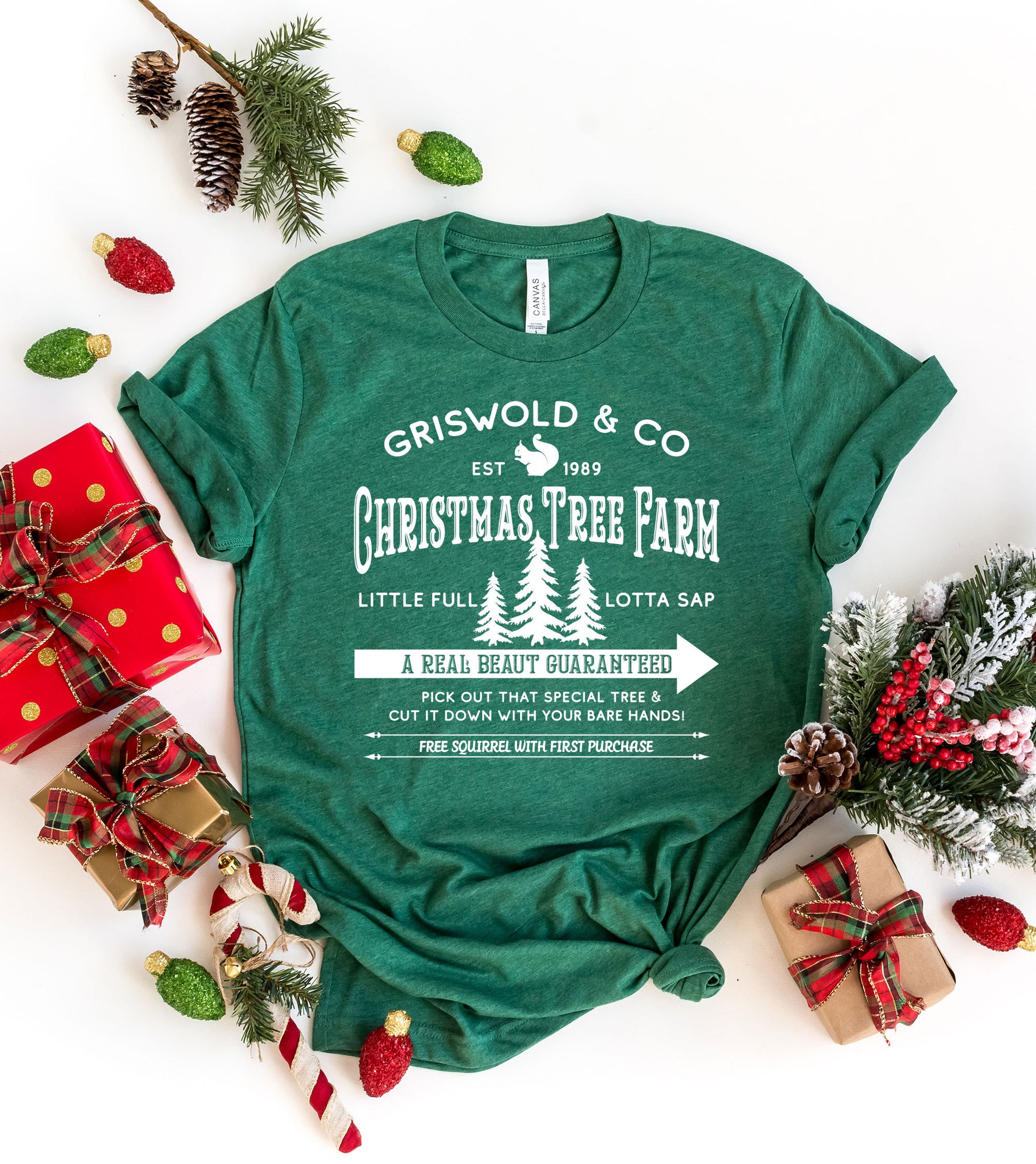 Griswold Christmas Tree Farm Shirt Funny Family Vacation Tee Lotta Sap Holiday T-Shirt
