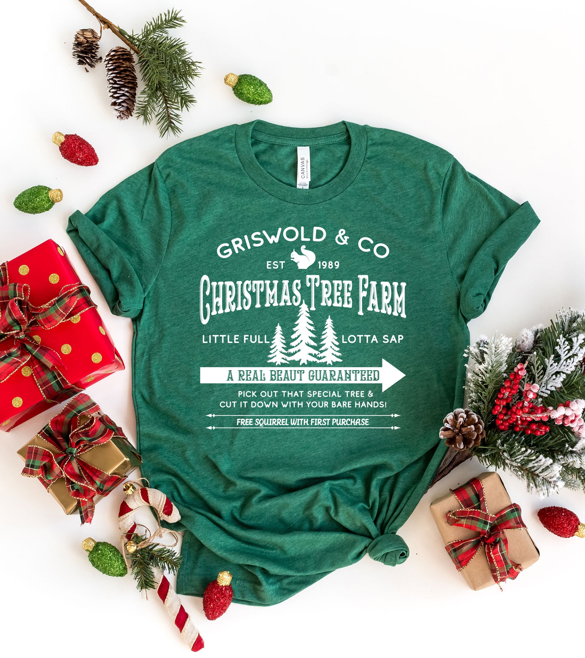 Griswold Christmas Tree Farm Shirt Funny Family Vacation Tee Lotta Sap Holiday T-Shirt