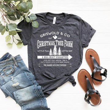 Griswold Christmas Tree Farm Shirt Funny Family Vacation Tee Lotta Sap Holiday T-Shirt