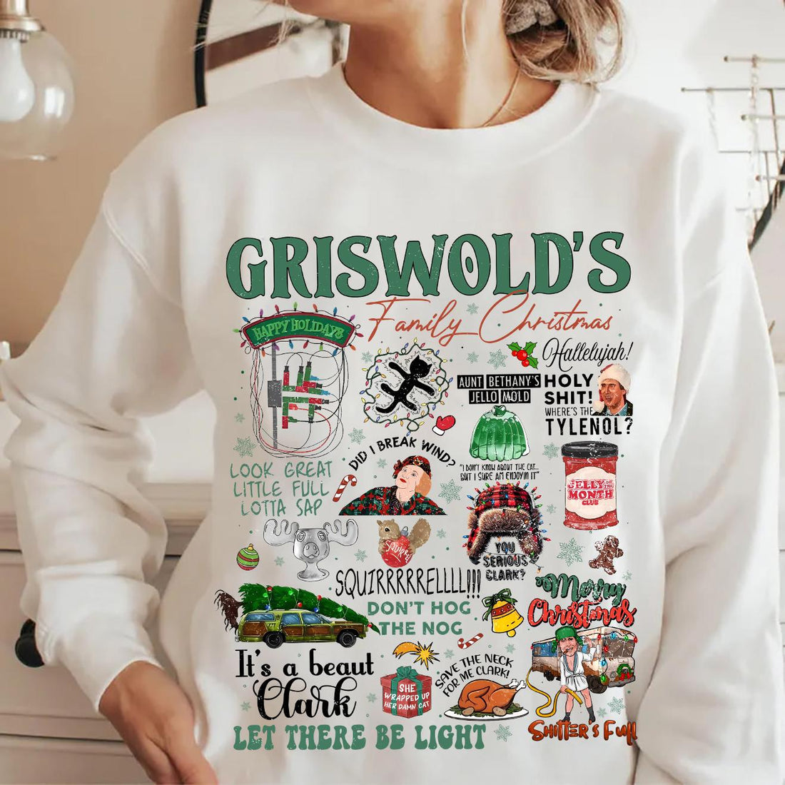 Griswold Christmas Sweatshirt – Griswold Family Christmas Tree Farm, National Lampoon Christmas Vacation Sweater
