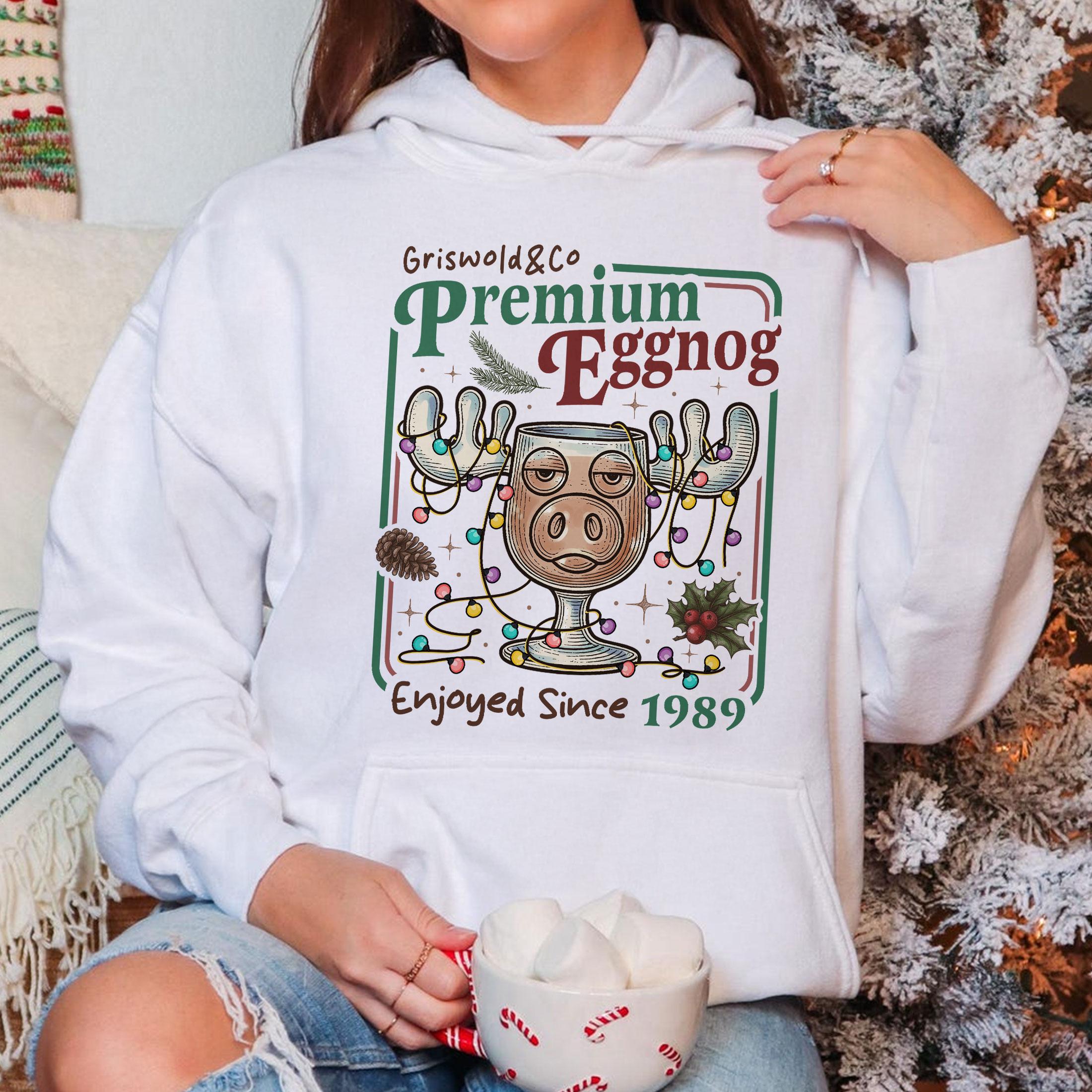 Griswold Family Christmas Sweatshirt – Premium Eggnog Holiday Crewneck Gift