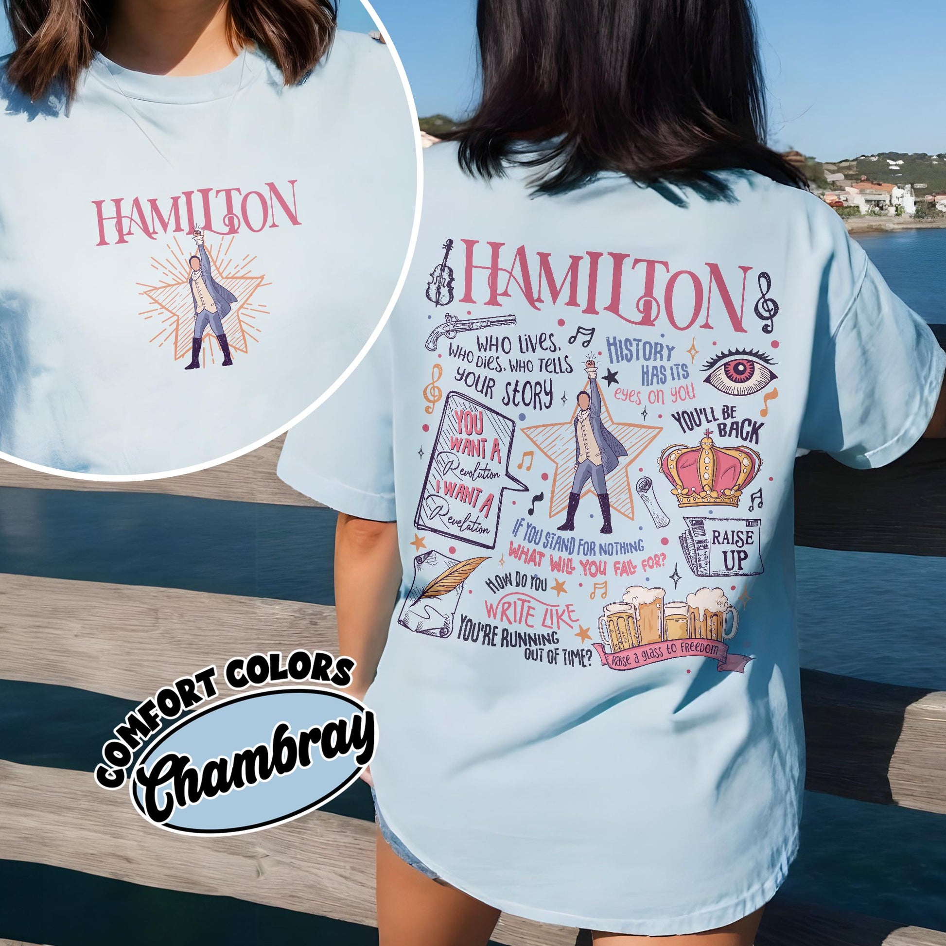 Hamilton Musical Inspired Shirt – Revolutionary Quote Graphic American Musical T Shirt