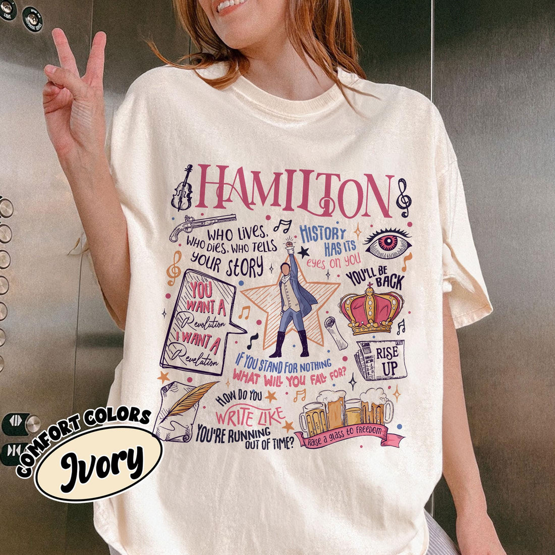 Hamilton Musical Quote Shirt – Revolutionary Musical Inspired Graphic Tee
