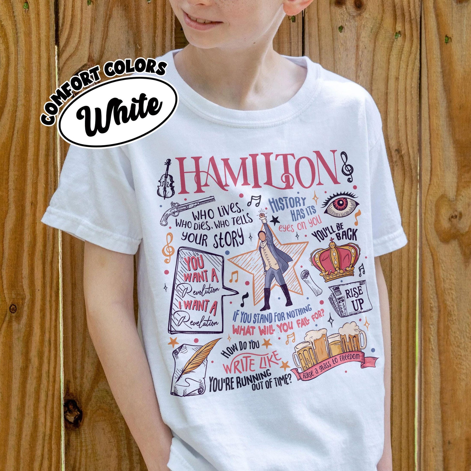 Hamilton Musical Quote Shirt – Revolutionary Musical Inspired Graphic Tee