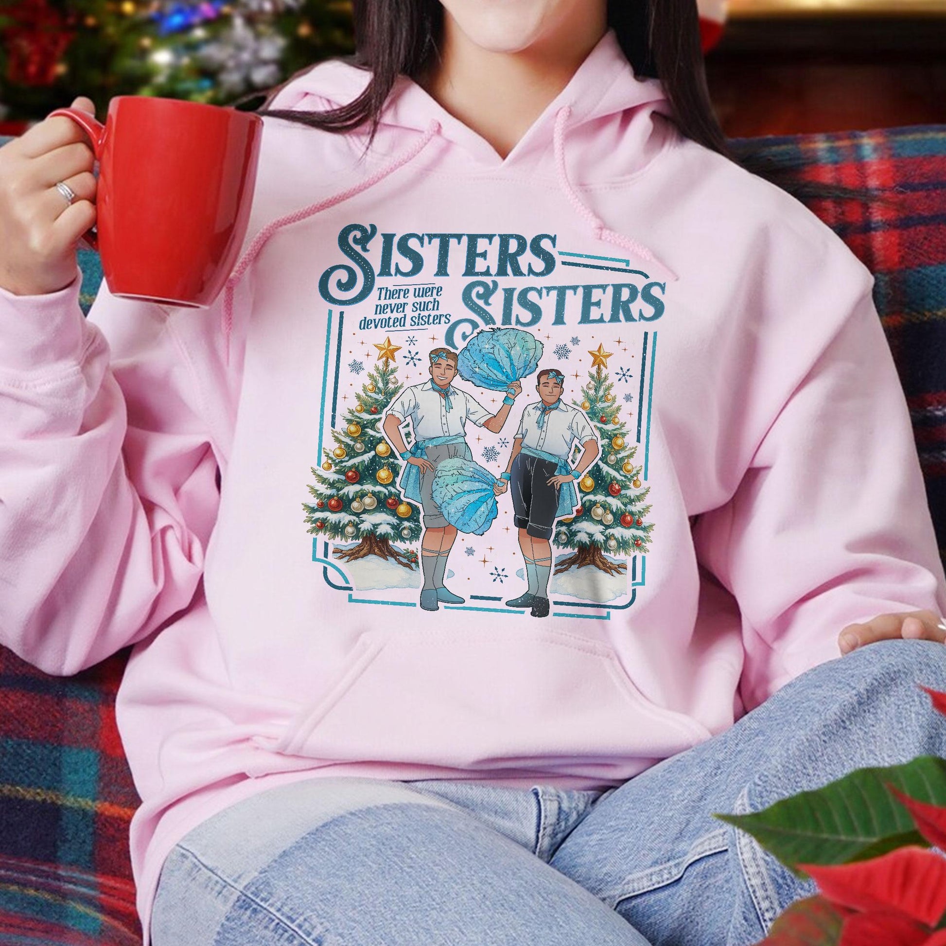 Haynes Sisters White Christmas Sweatshirt – Bing Crosby & Danny Kaye Holiday Movie Sweater