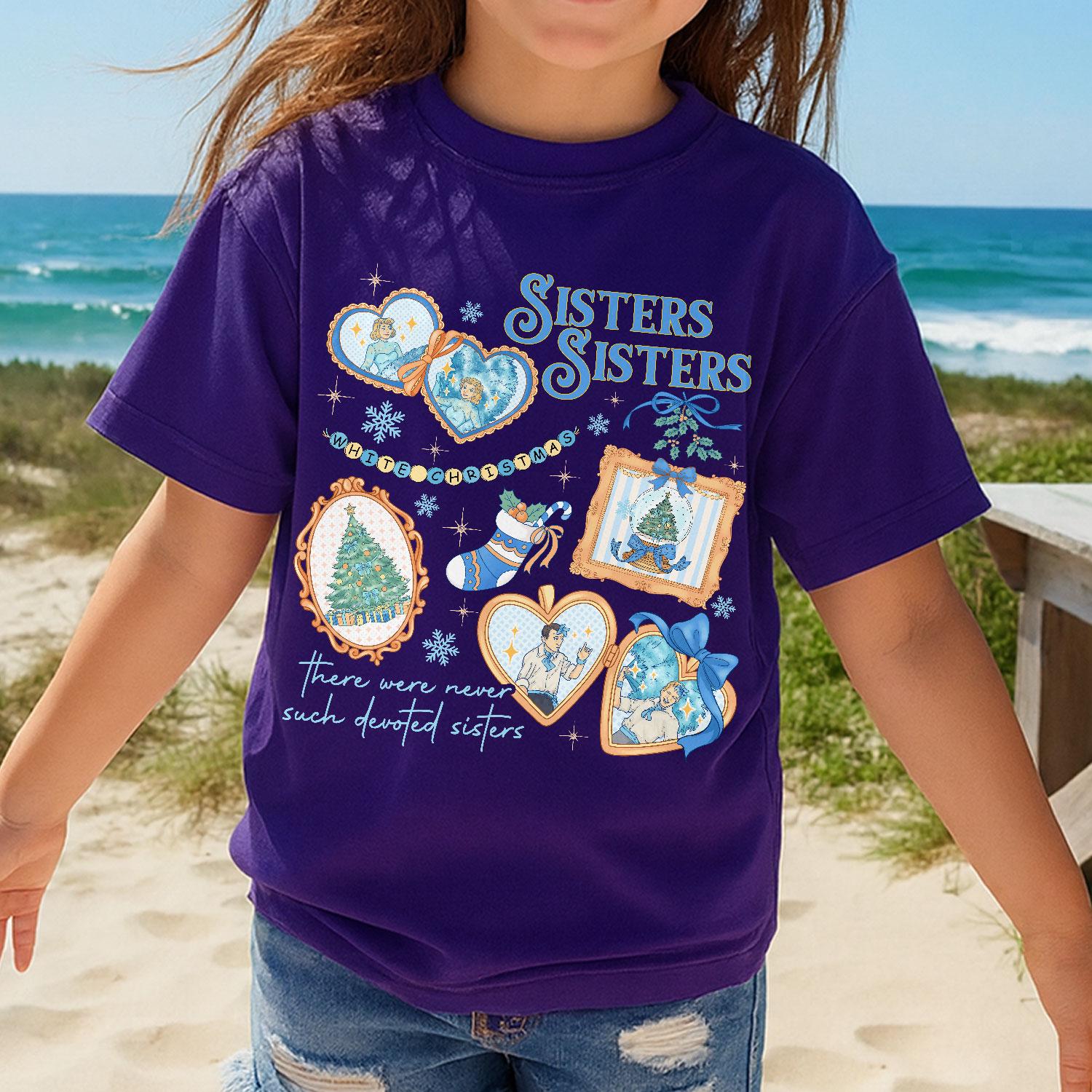 Haynes Sisters White Christmas Sweatshirt – Vintage Sisters Sisters Holiday Movie Crewneck