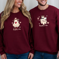 Heaven or Hell Ghost Matching Hoodies For Couples
