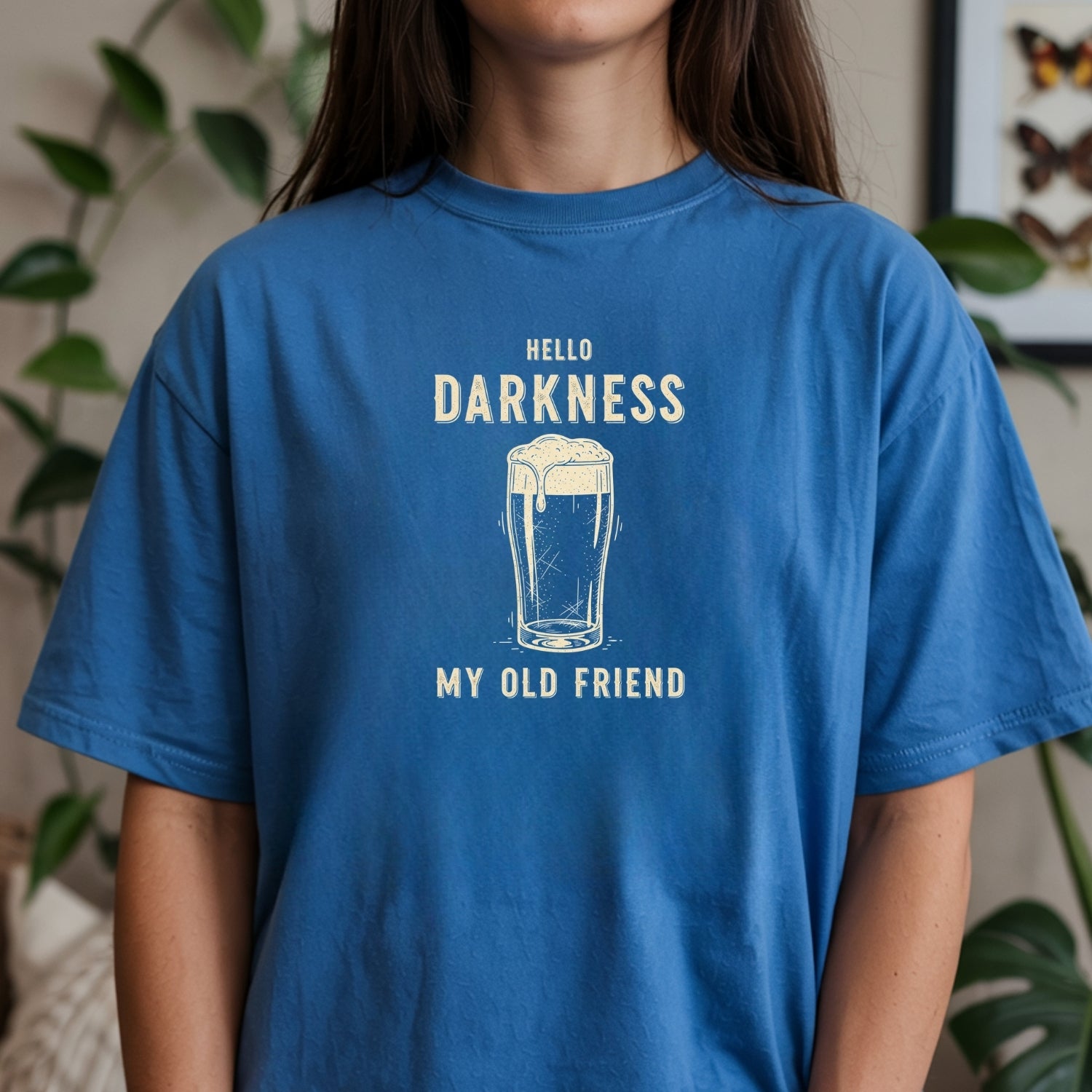 Hello Darkness My Old Friend Shirt – Funny Dark Beer Lover Tee