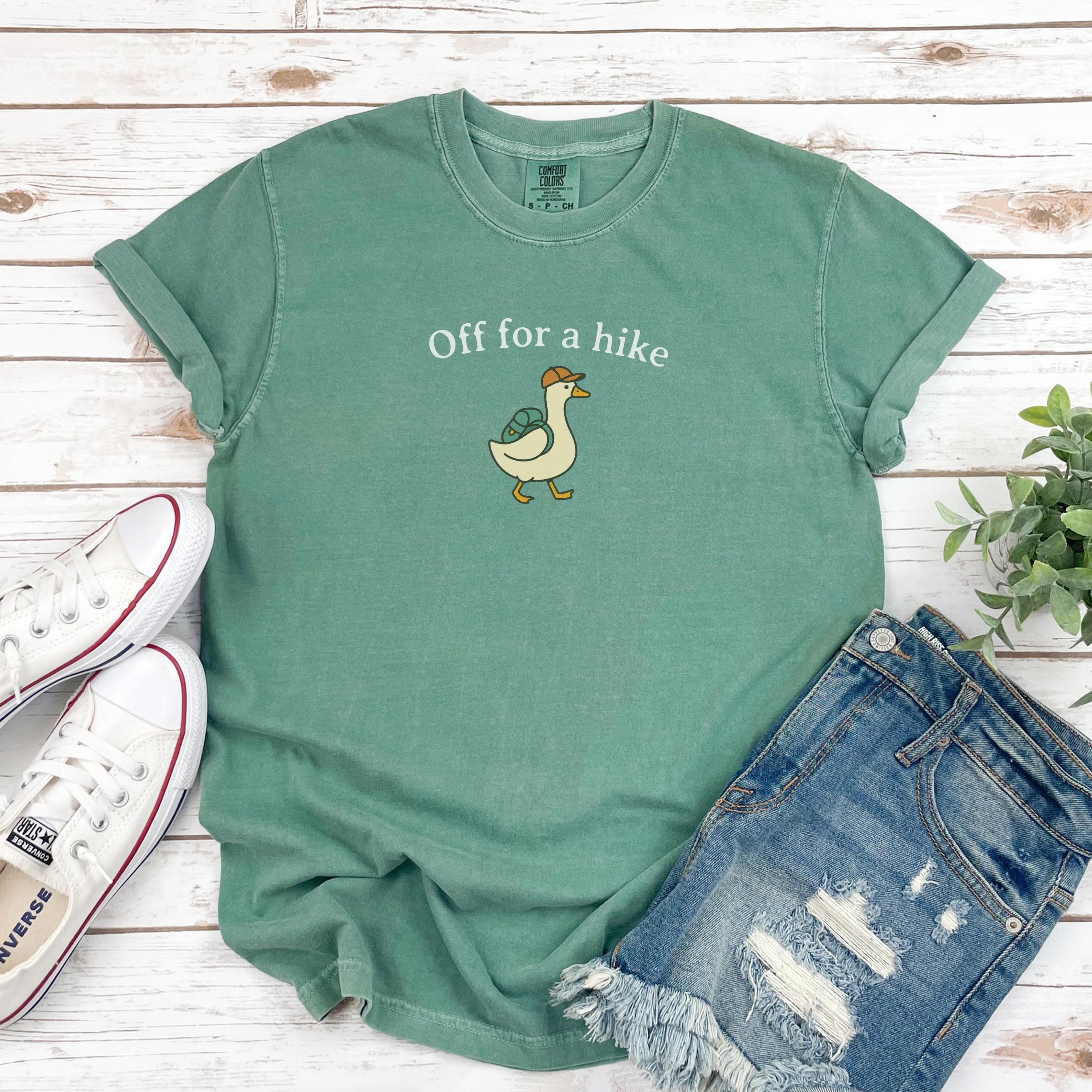 Hiking Goose Graphic T-Shirt - Funny Hiker Lover Tee