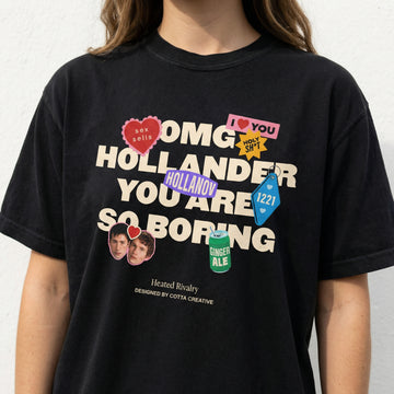 Hockey Romance Fan Graphic T-Shirt – OMG Statement Unisex Tee