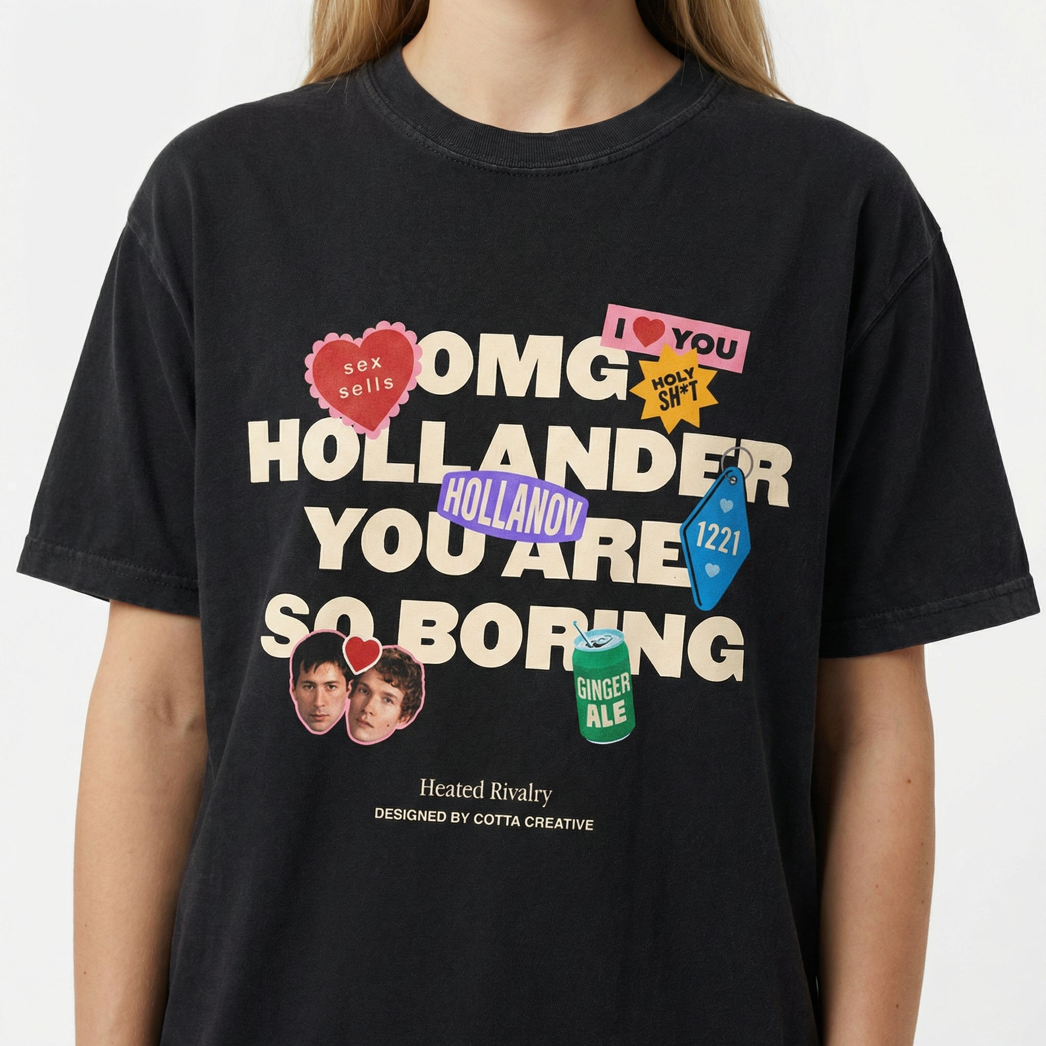 Hockey Romance Fan Graphic T-Shirt – OMG Statement Unisex Tee