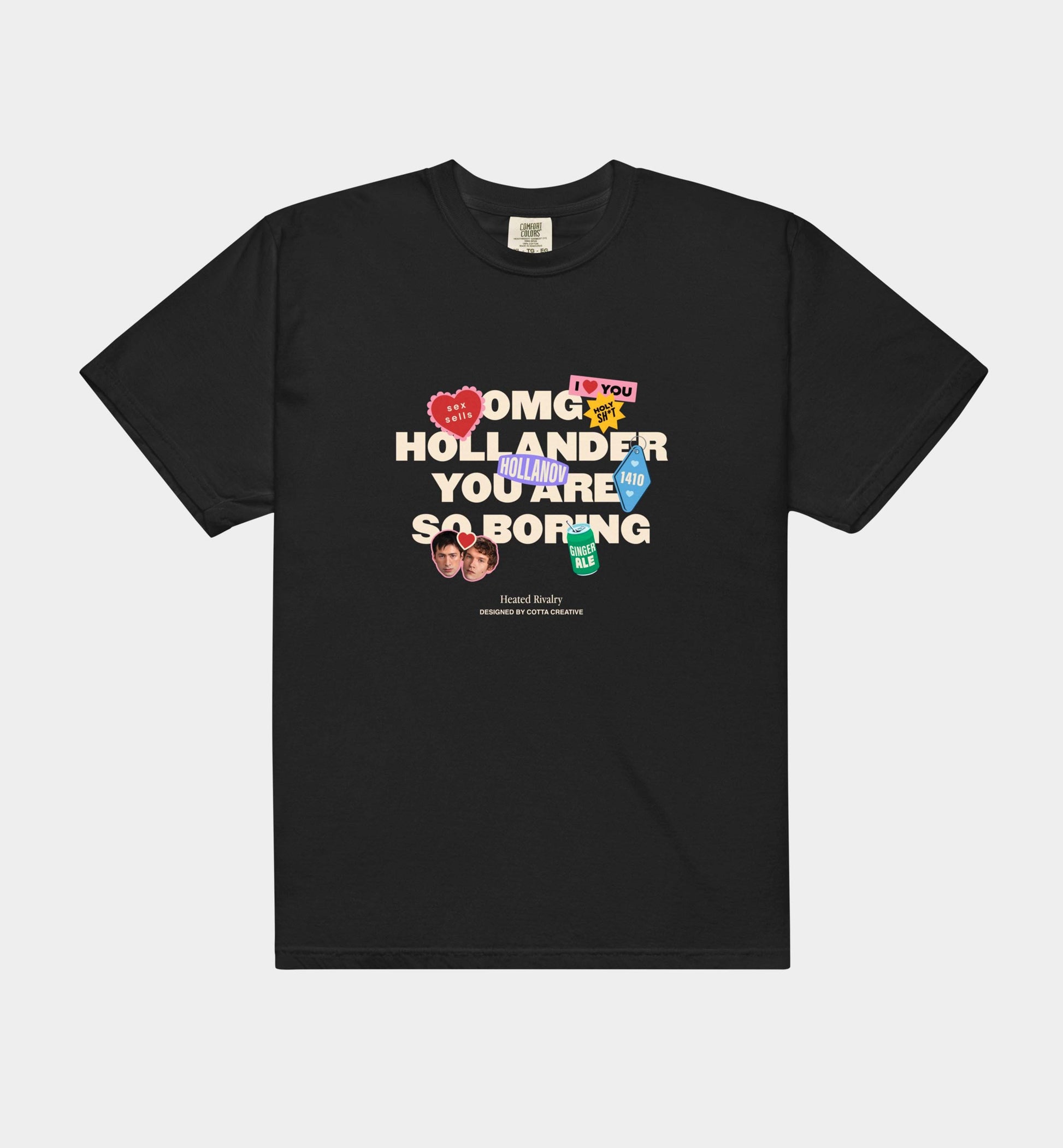 Hockey Romance Fan Graphic T-Shirt – OMG Statement Unisex Tee