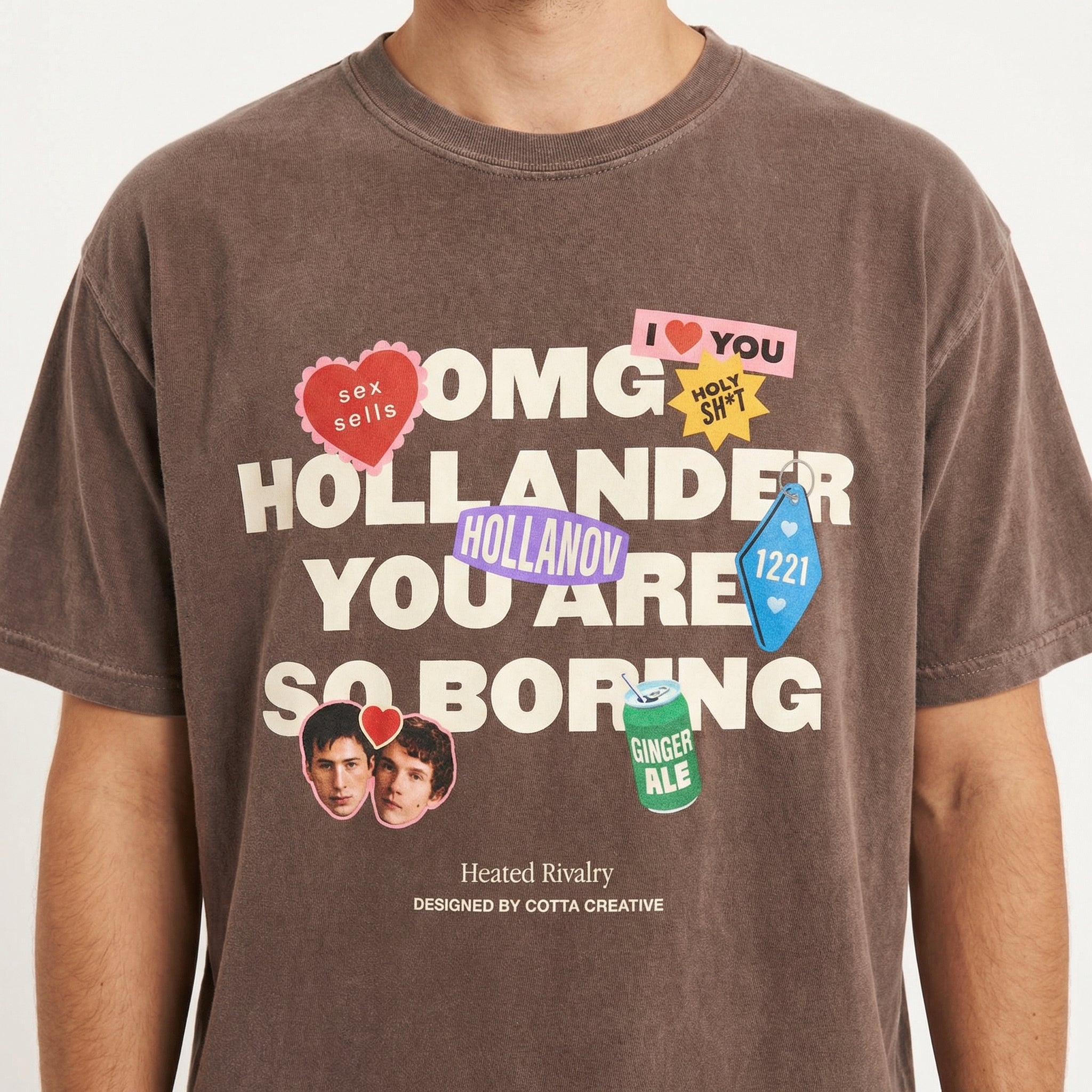 Hockey Romance Fan Graphic T-Shirt – OMG Statement Unisex Tee