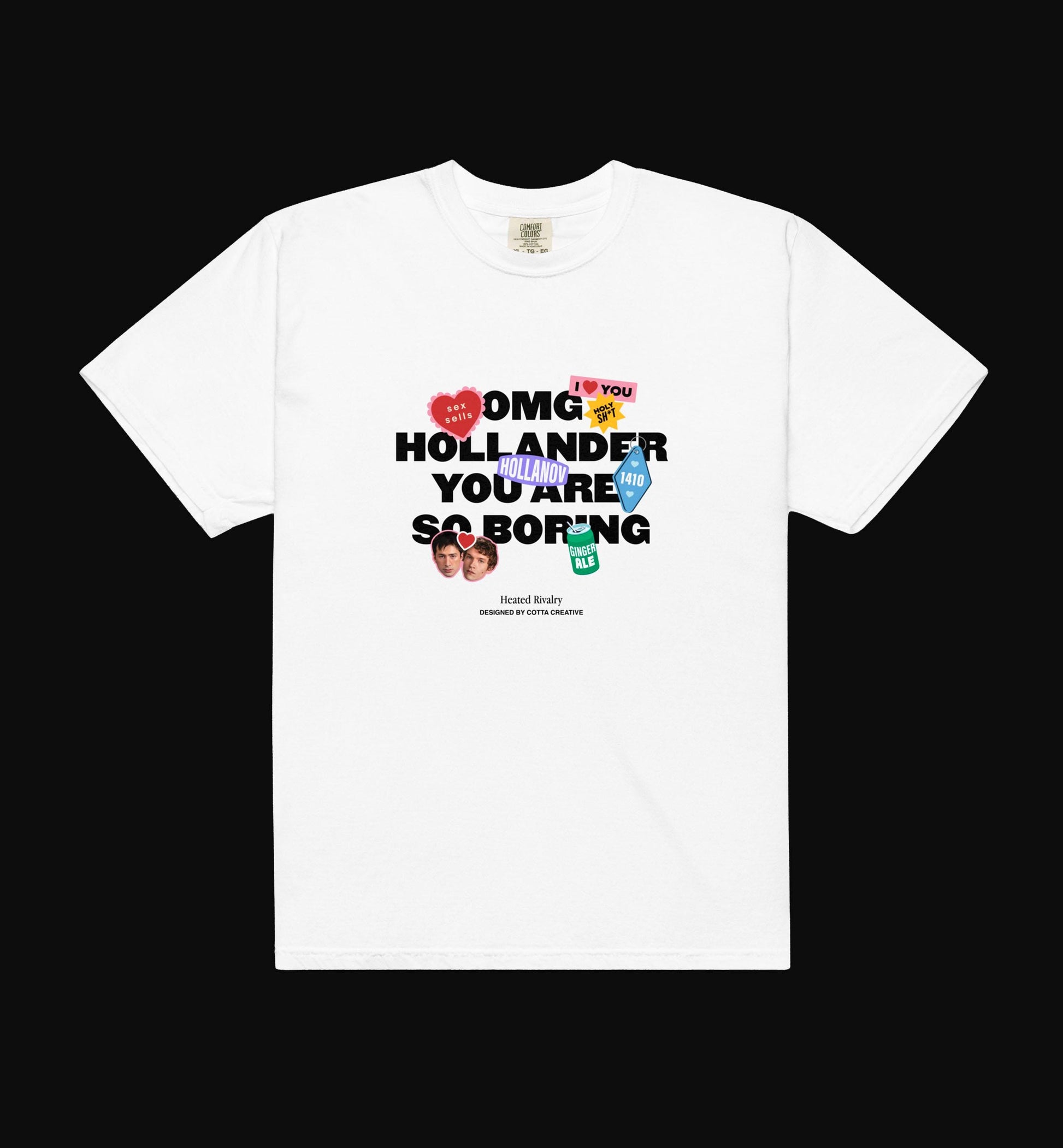 Hockey Romance Fan Graphic T-Shirt – OMG Statement Unisex Tee