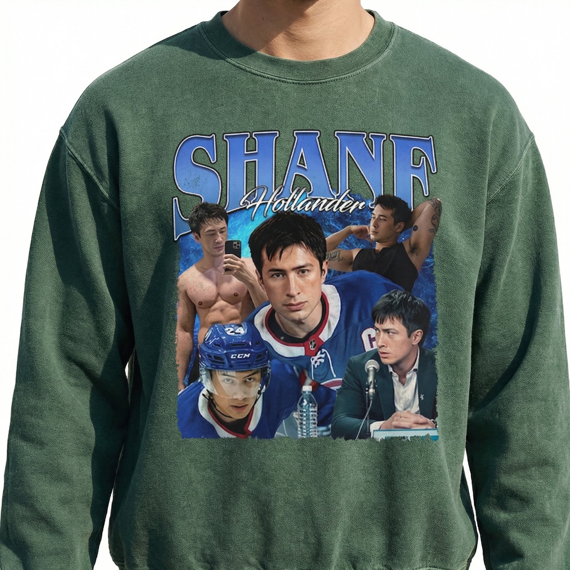 Hockey Shane Heated Rivalry Romance Heartthrob Graphic T-Shirt - Vintage Sports Aesthetic Tee