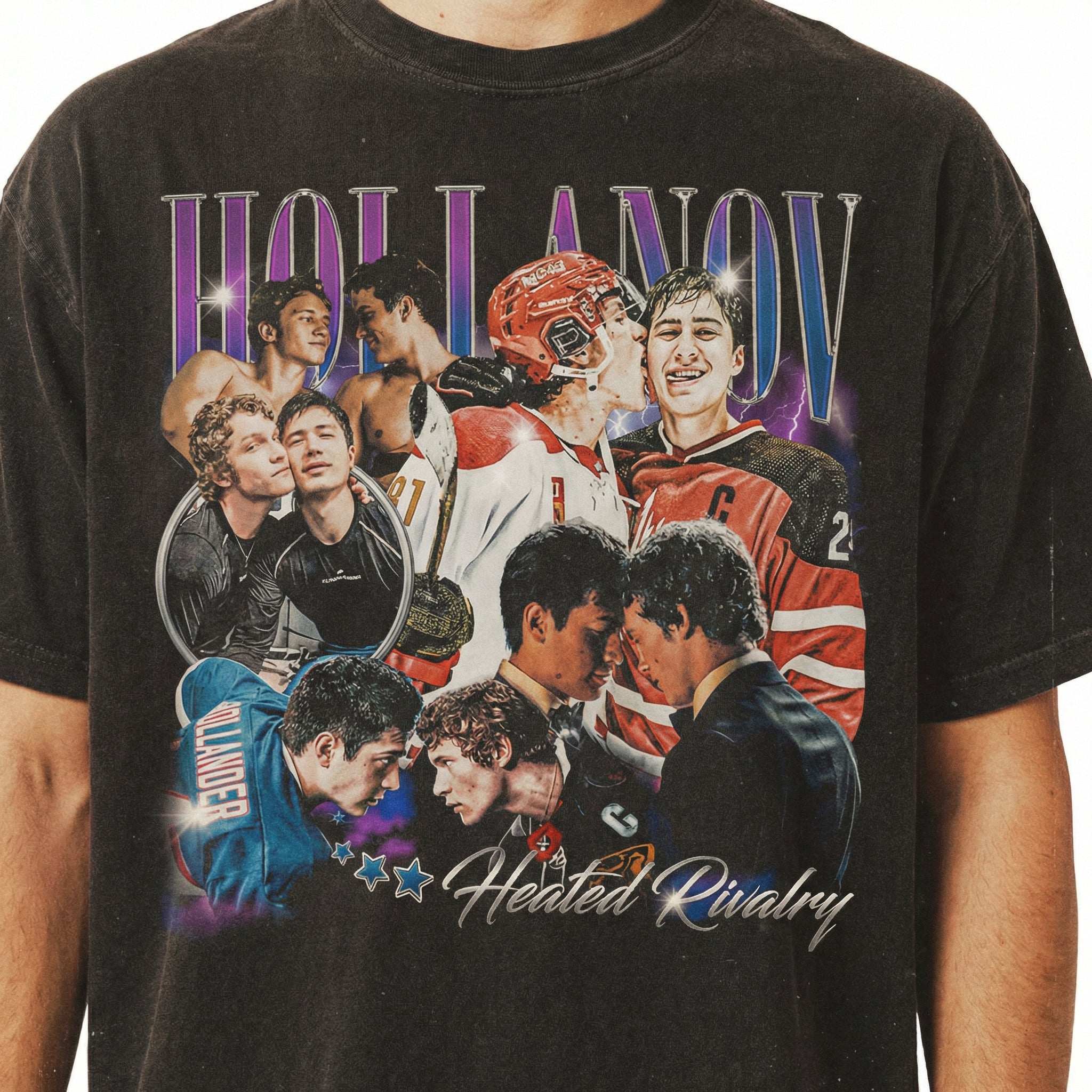 Hollanov Hockey Romance Inspired T-Shirt - Vintage Fan Graphic Tee
