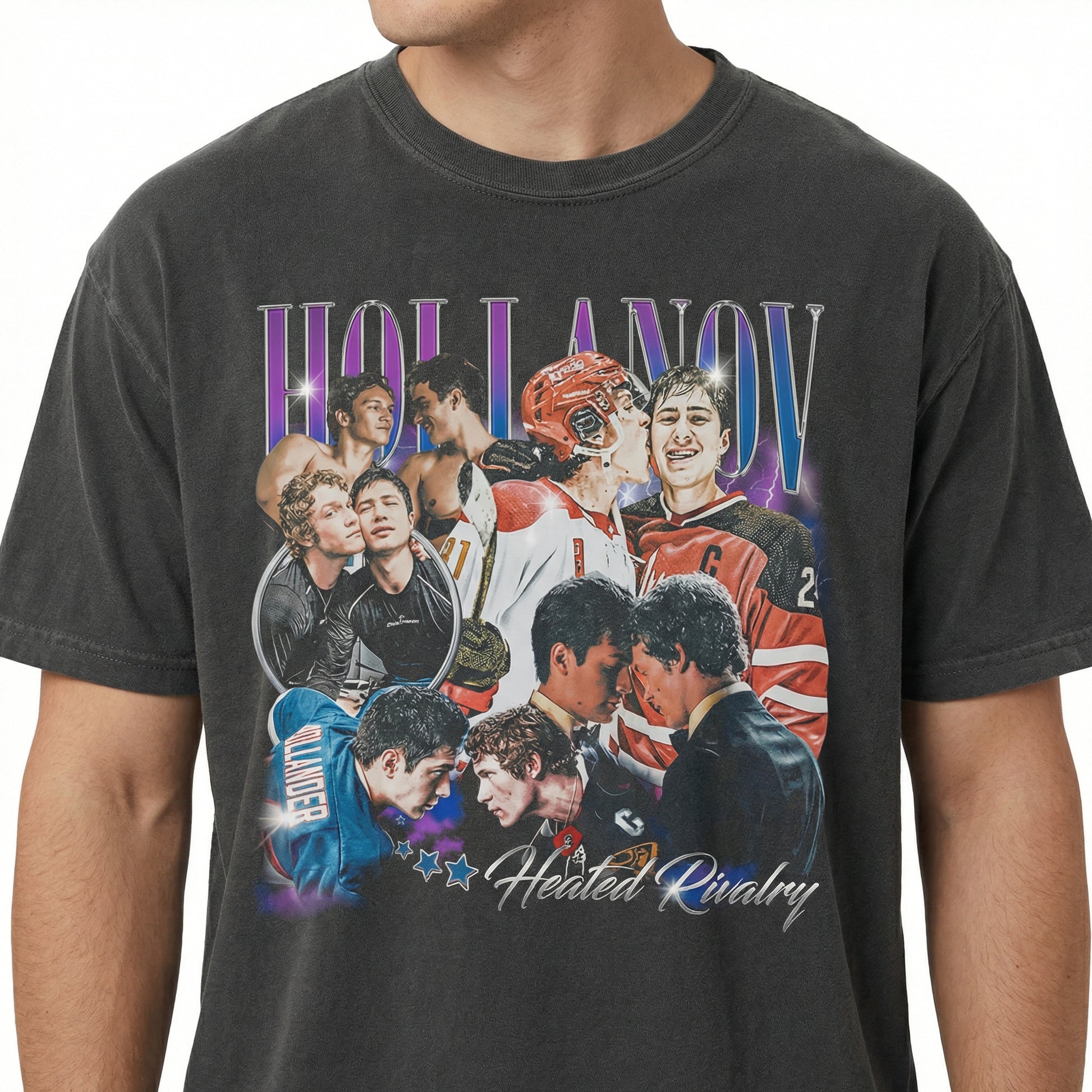 Hollanov Hockey Romance Inspired T-Shirt - Vintage Fan Graphic Tee
