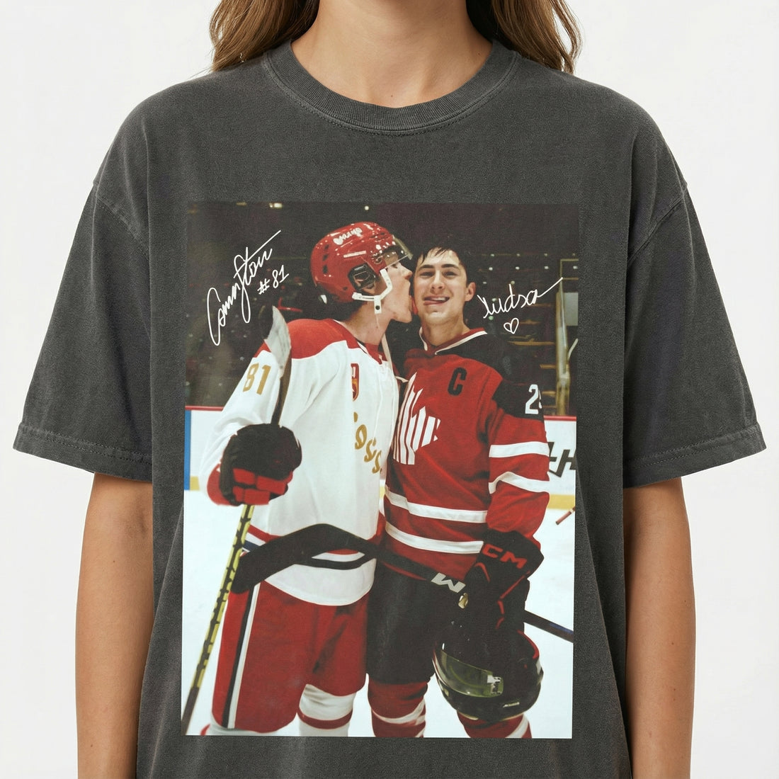Hollanov Inspired Shirt – Ice Hockey Romance Style Graphic Tee