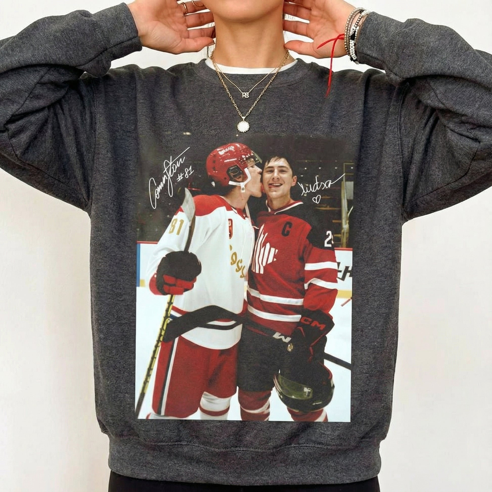 Hollanov Inspired Shirt – Ice Hockey Romance Style Graphic Tee