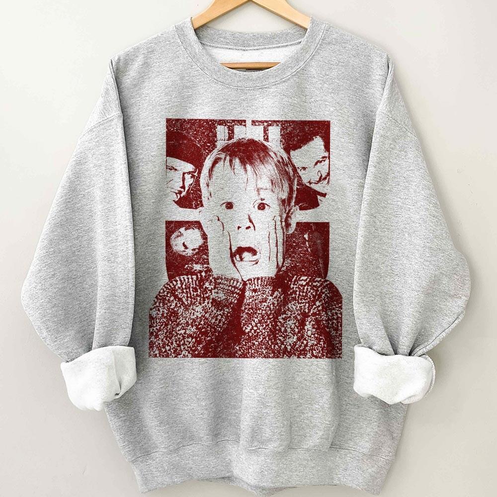 Funny Christmas Vintage Shirt – Classic Holiday Home Alone Movie Inspired Tee