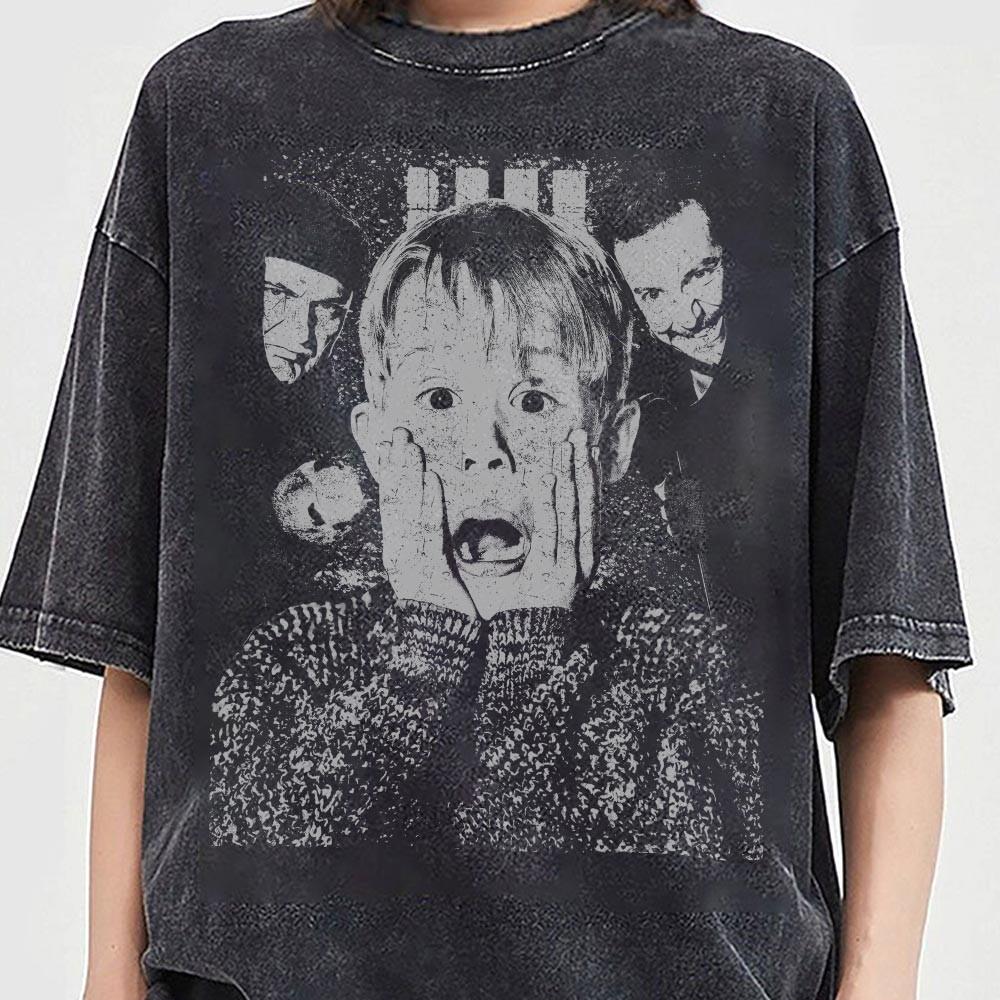 Funny Christmas Vintage Shirt – Classic Holiday Home Alone Movie Inspired Tee