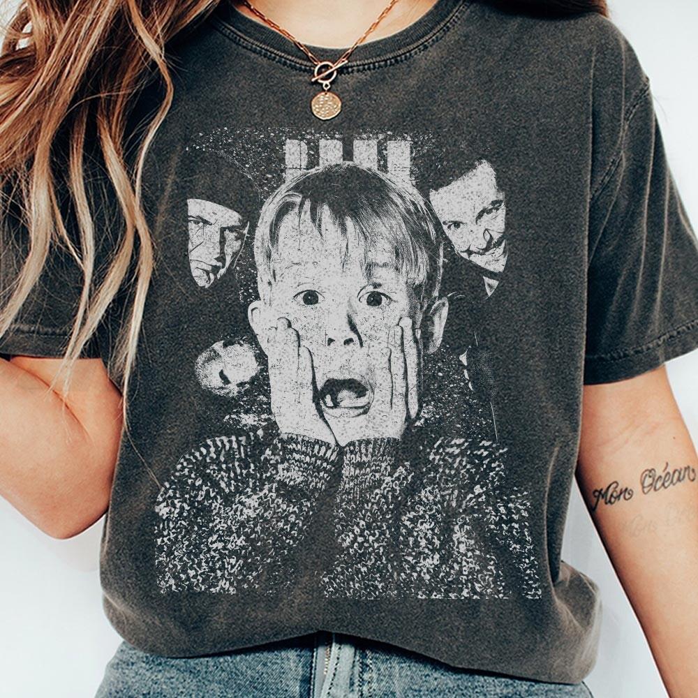 Funny Christmas Vintage Shirt – Classic Holiday Home Alone Movie Inspired Tee