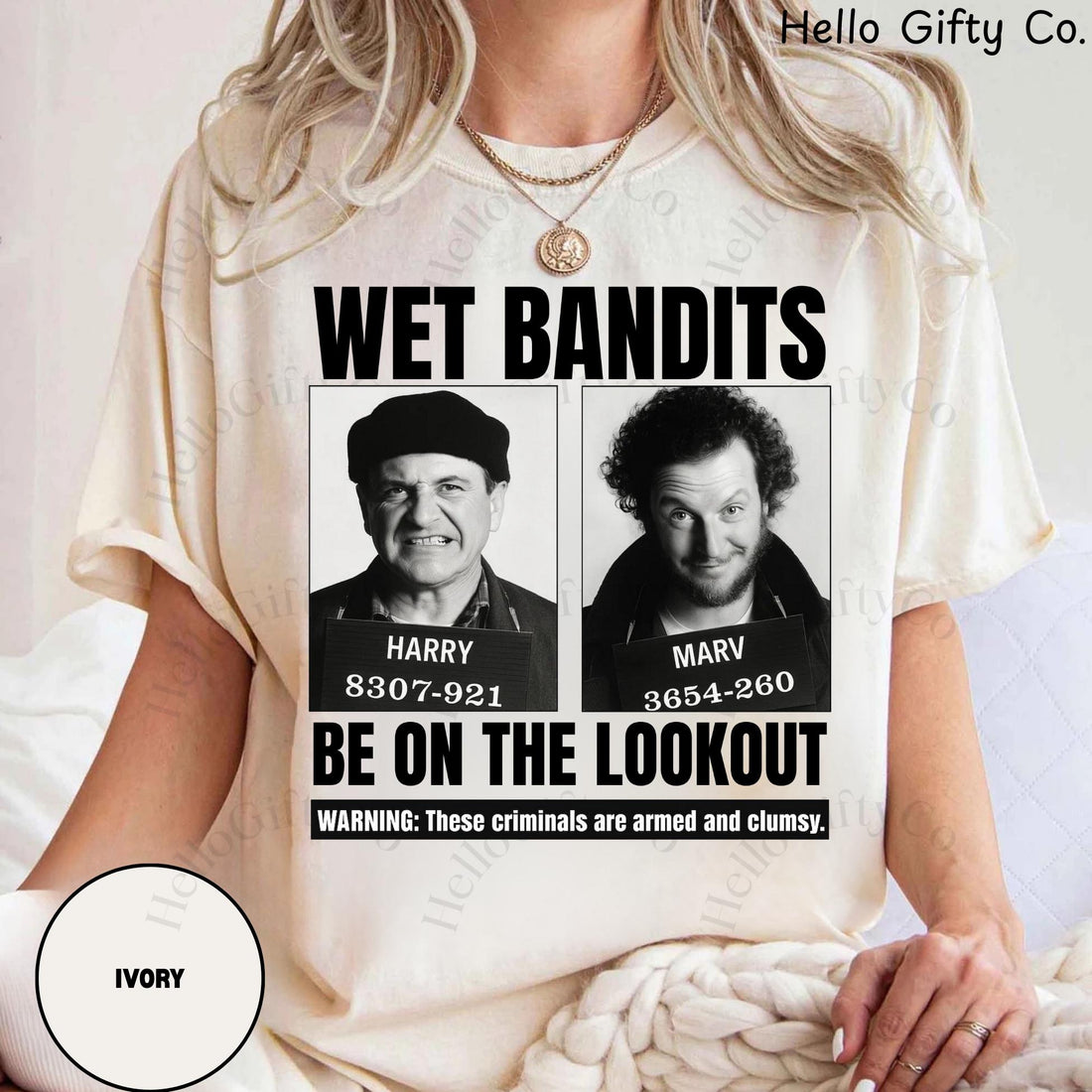 Funny Home Alone–Inspired Christmas Shirt – Wet Bandits Holiday Movie Tee, Retro Christmas & New Year Graphic