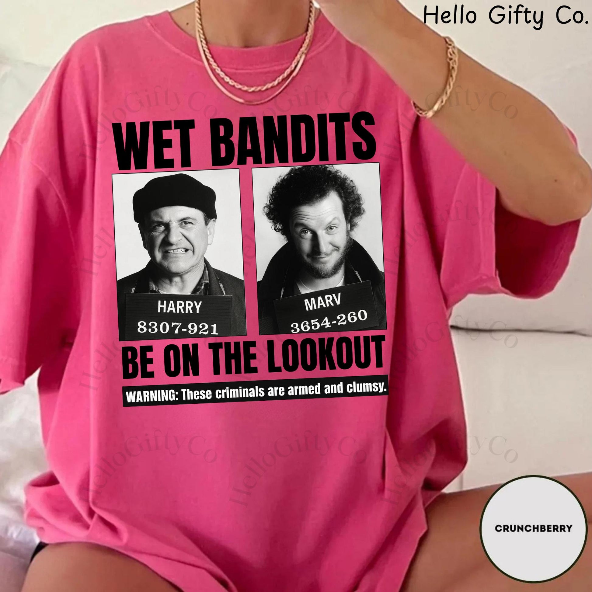 Funny Home Alone–Inspired Christmas Shirt – Wet Bandits Holiday Movie Tee, Retro Christmas & New Year Graphic