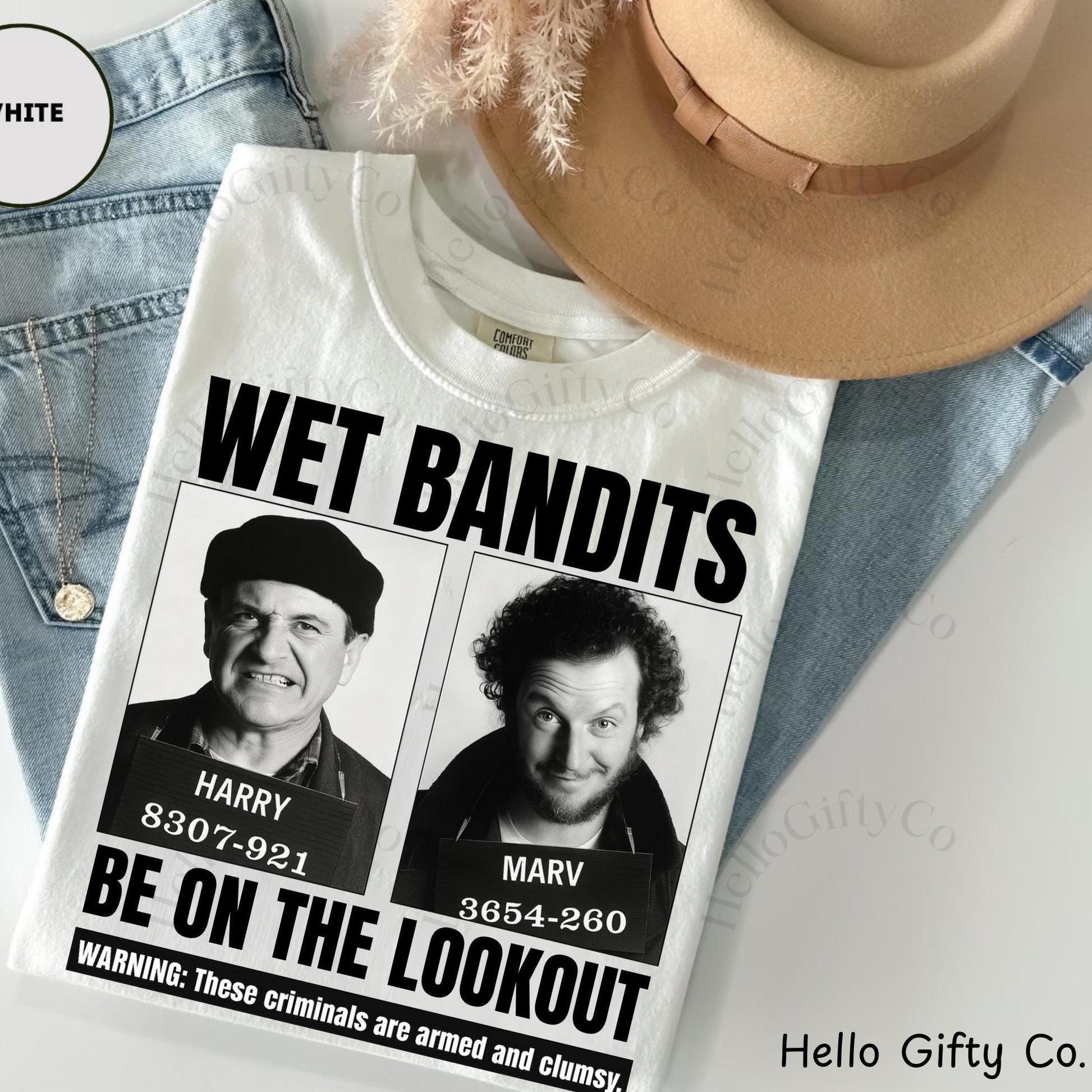 Funny Home Alone–Inspired Christmas Shirt – Wet Bandits Holiday Movie Tee, Retro Christmas & New Year Graphic