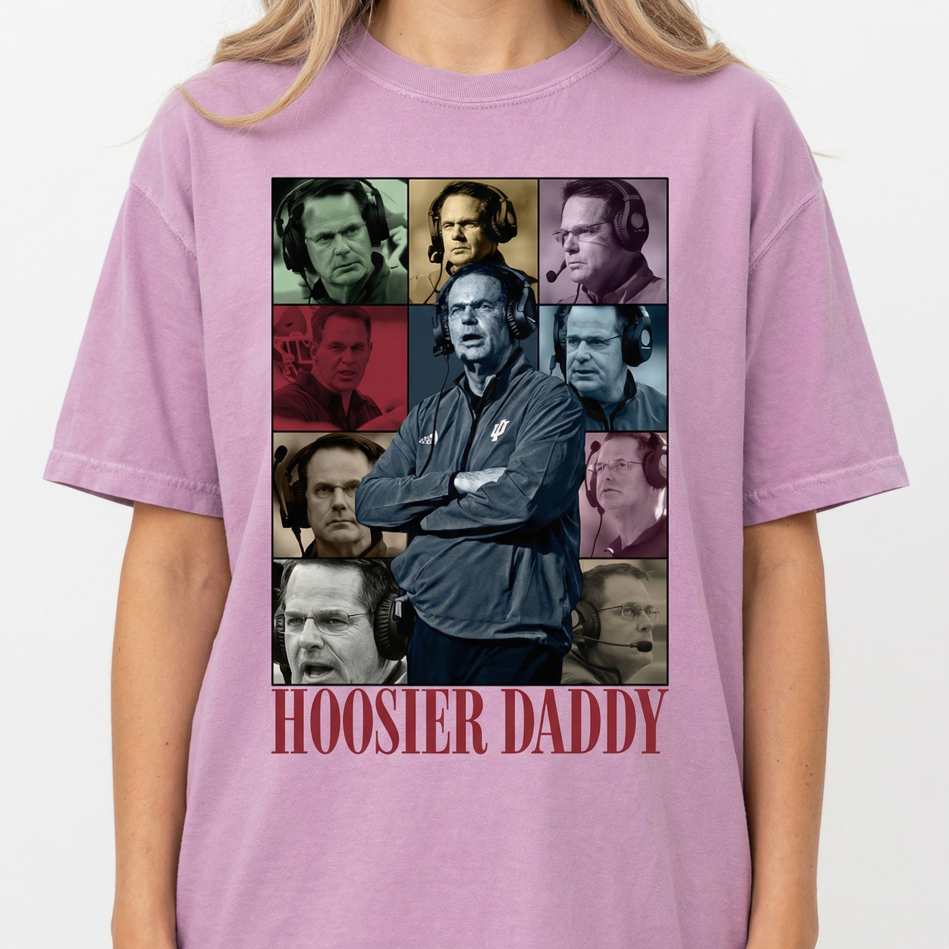 Hoosier Daddy Vintage Football Graphic T-Shirt – Indiana College Football Fan Tee