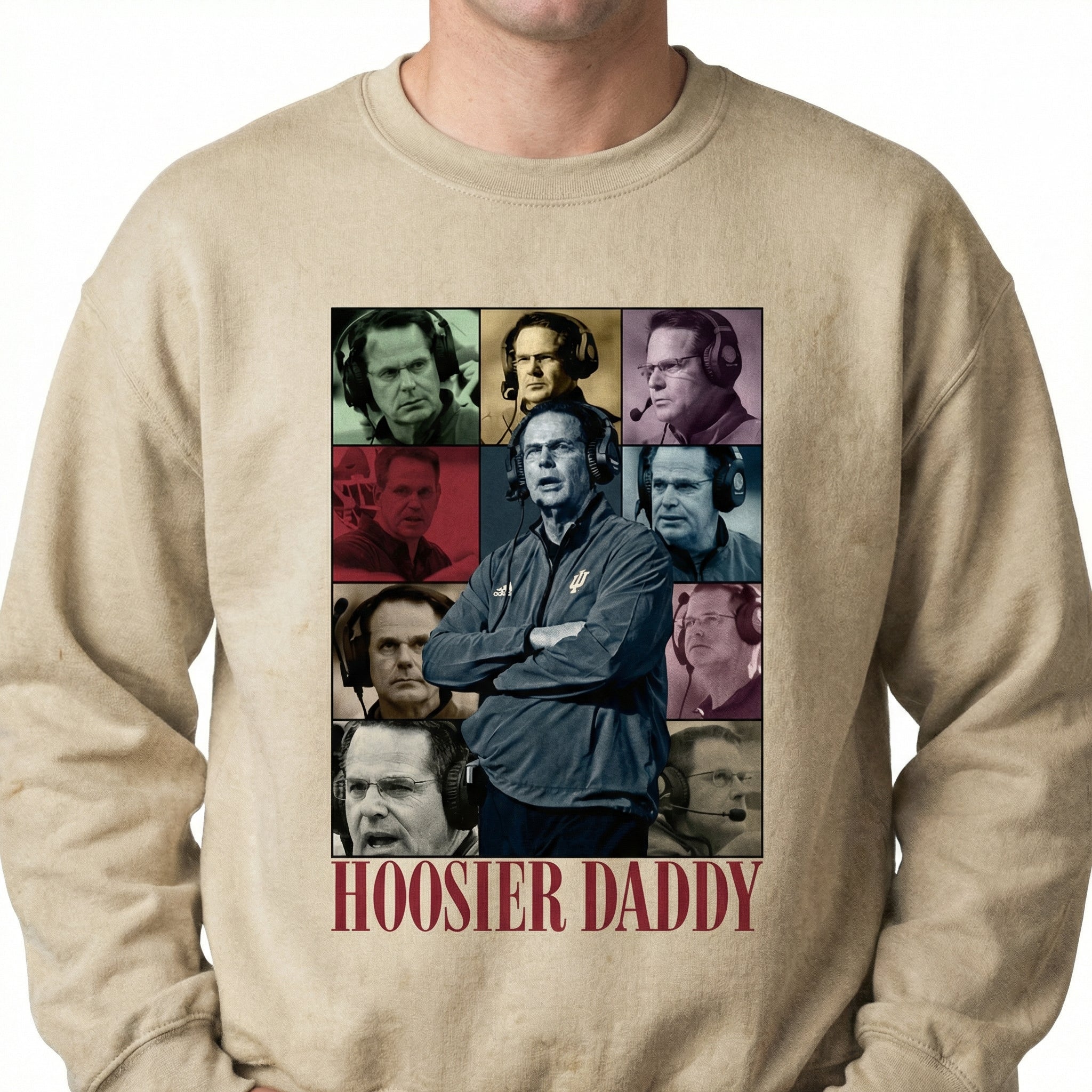 Hoosier Daddy Vintage Football Graphic T-Shirt – Indiana College Football Fan Tee
