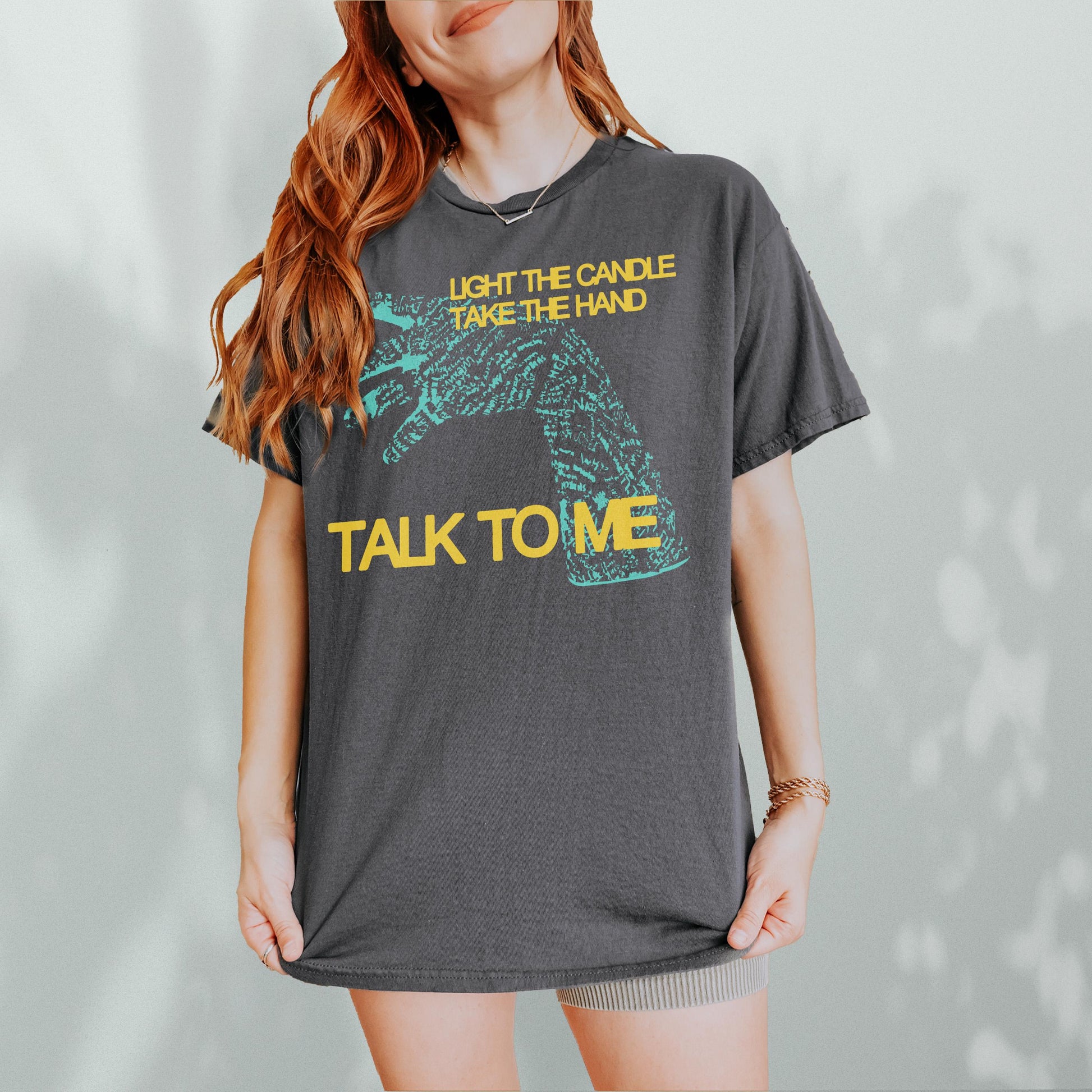 Light the Candle Horror Movie T-Shirt – Unisex Cursed Hand Scary Gothic Tee