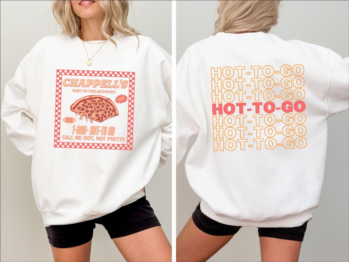 Chappell Roan Tee – Hot To Go Two Sided Sweatshirt – Pink Pony Club Pop Music Shirt