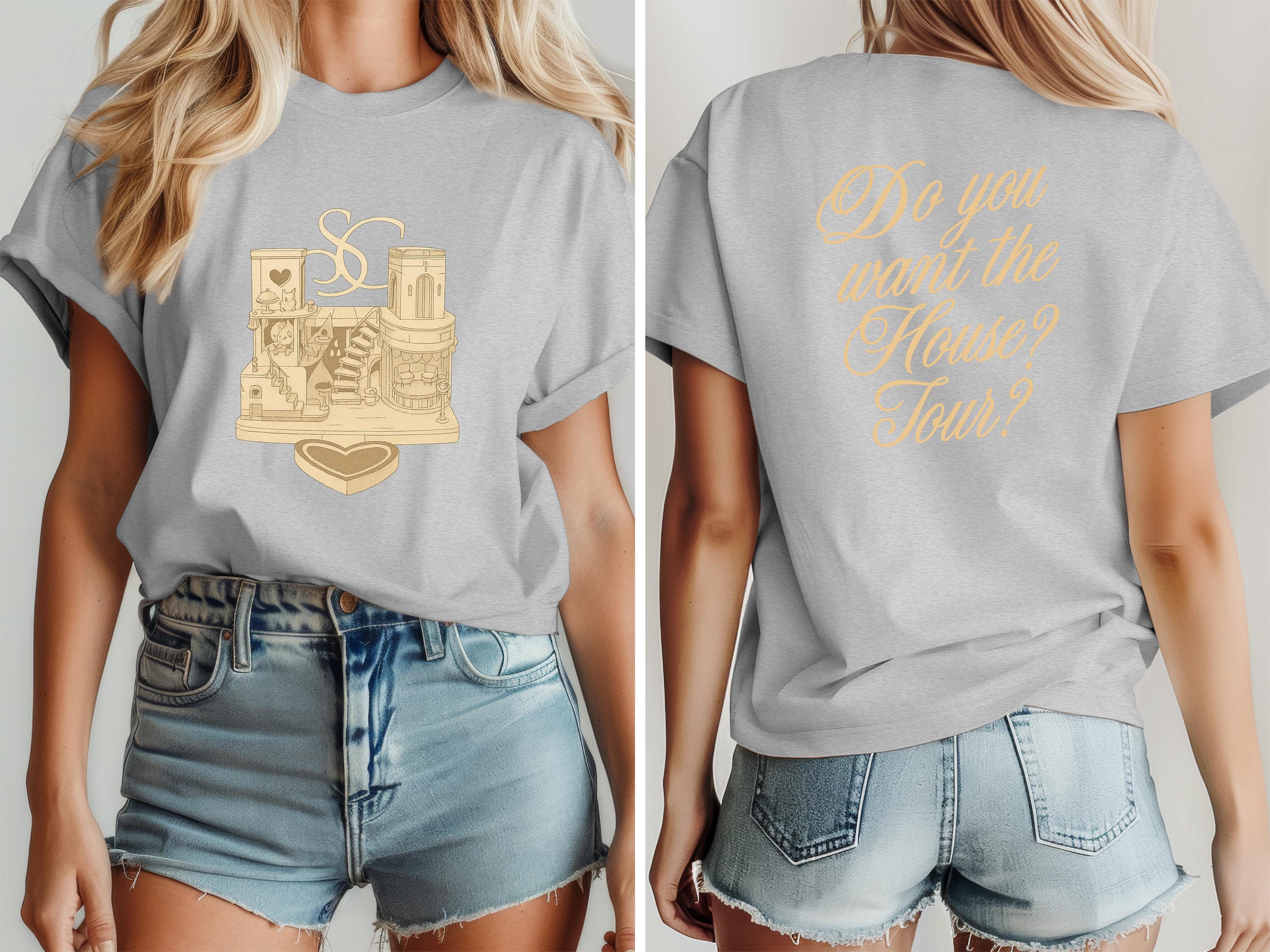 Aesthetic Fandom T-Shirt – House Tour Double-Sided Graphic Tee