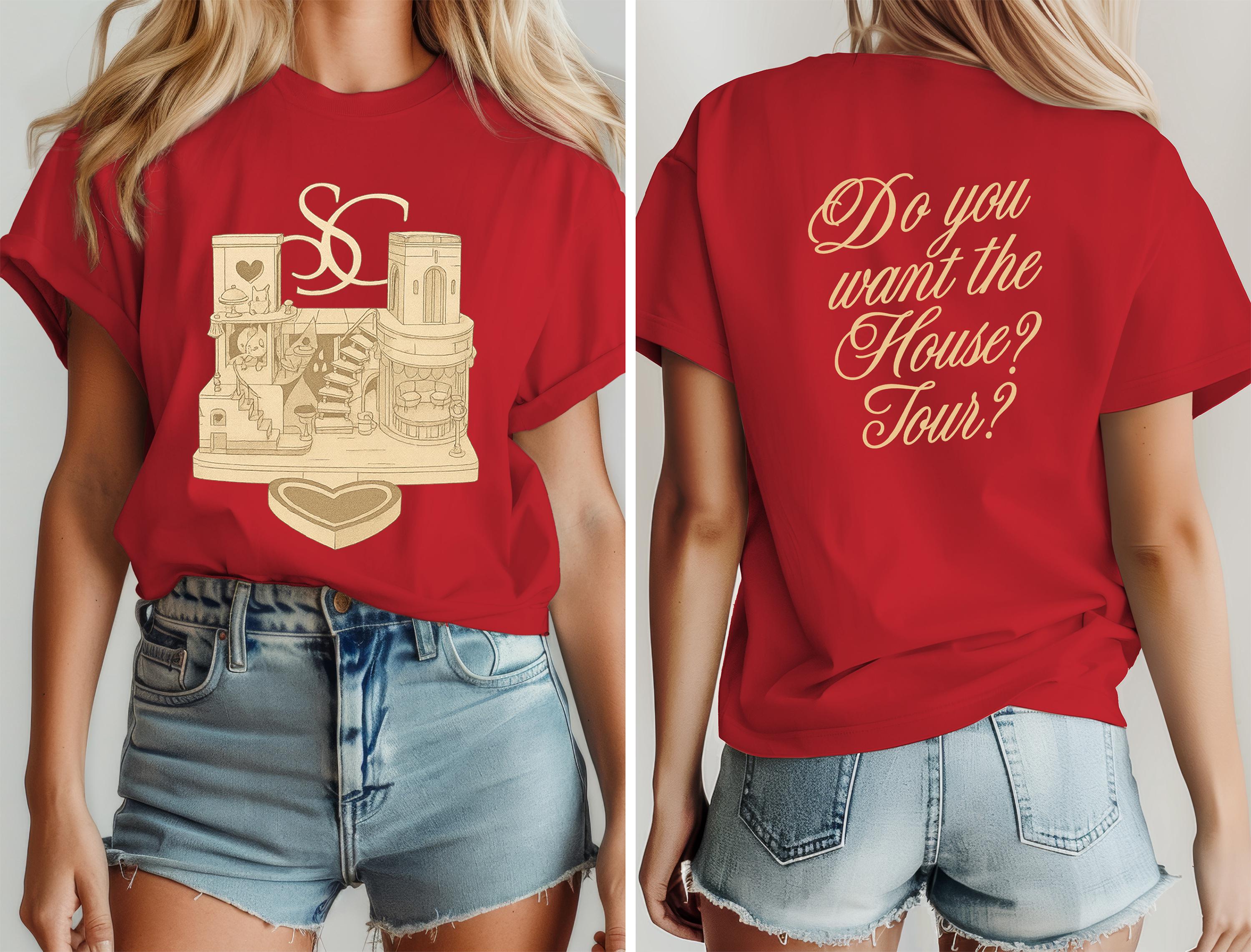 Aesthetic Fandom T-Shirt – House Tour Double-Sided Graphic Tee