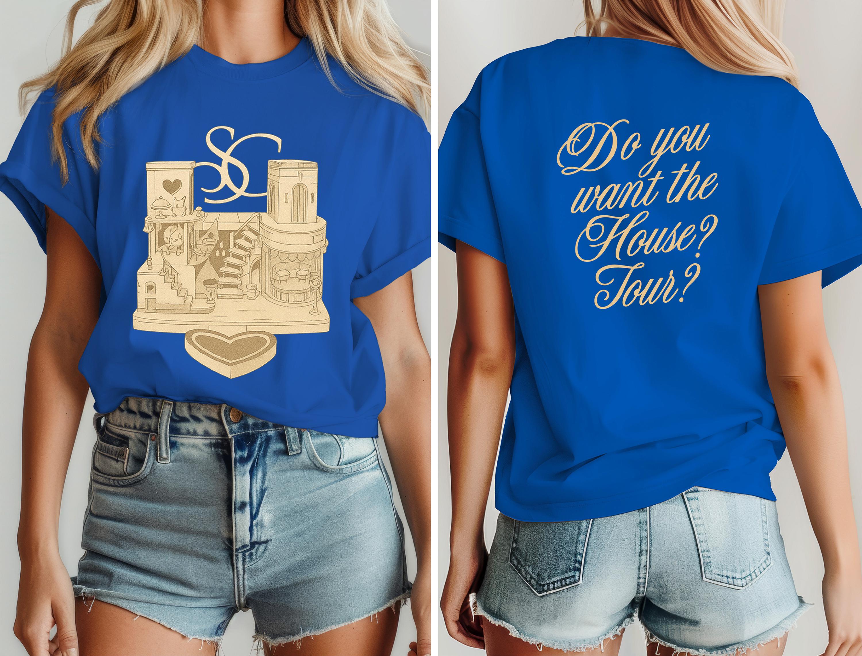 Aesthetic Fandom T-Shirt – House Tour Double-Sided Graphic Tee