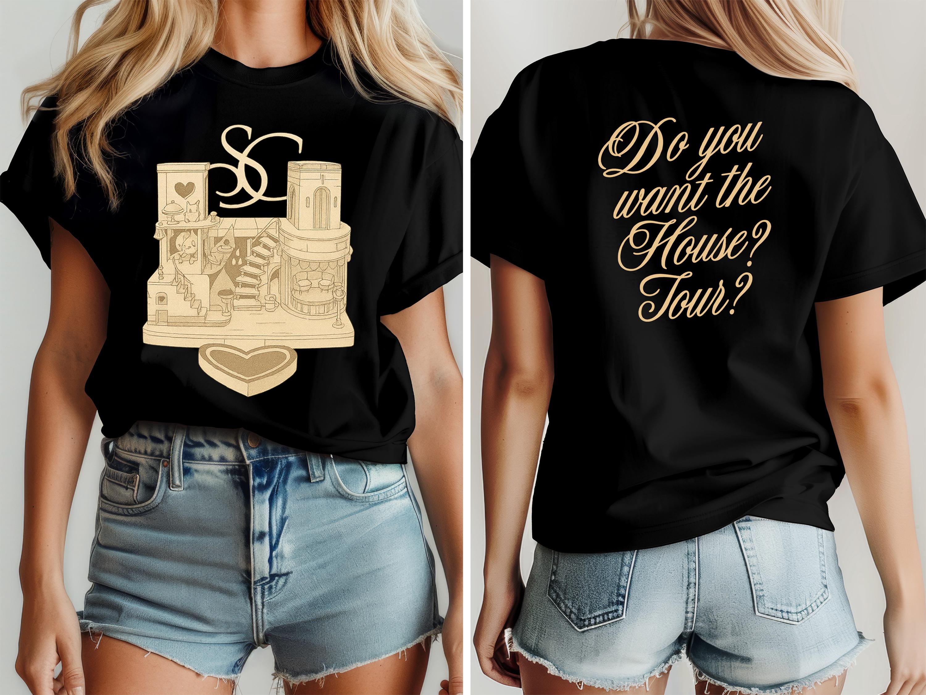 Aesthetic Fandom T-Shirt – House Tour Double-Sided Graphic Tee
