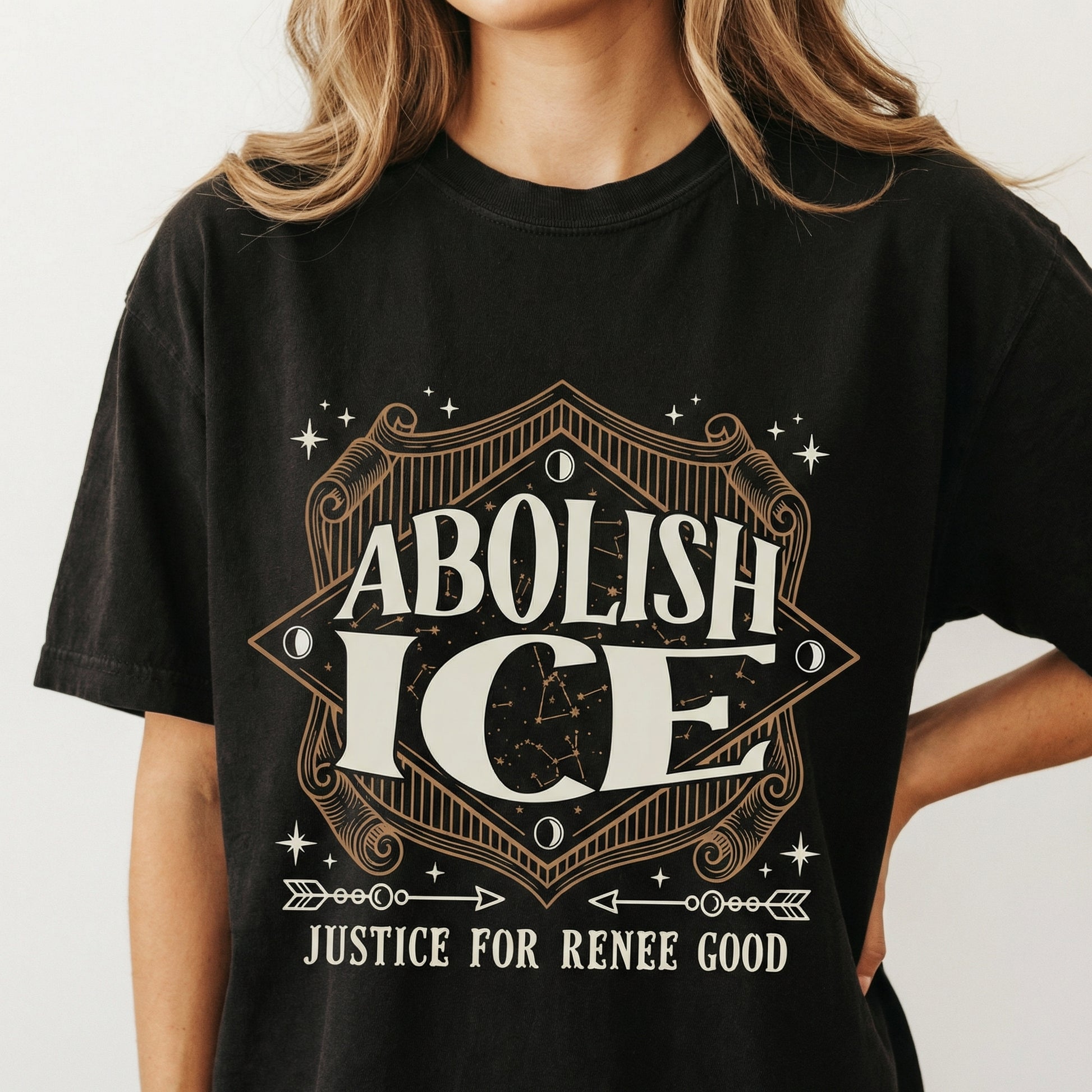 Human Rights Justice Graphic T-Shirt – Peace & Compassion Statement Tee