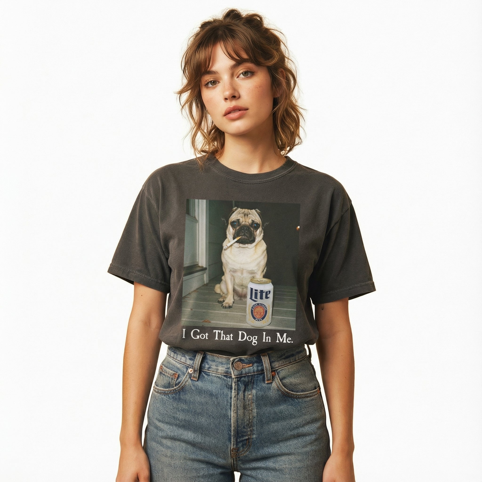 I Got That Dog In Me T-Shirt – Funny Pug Shirt, Dog Lover Meme Graphic Tee