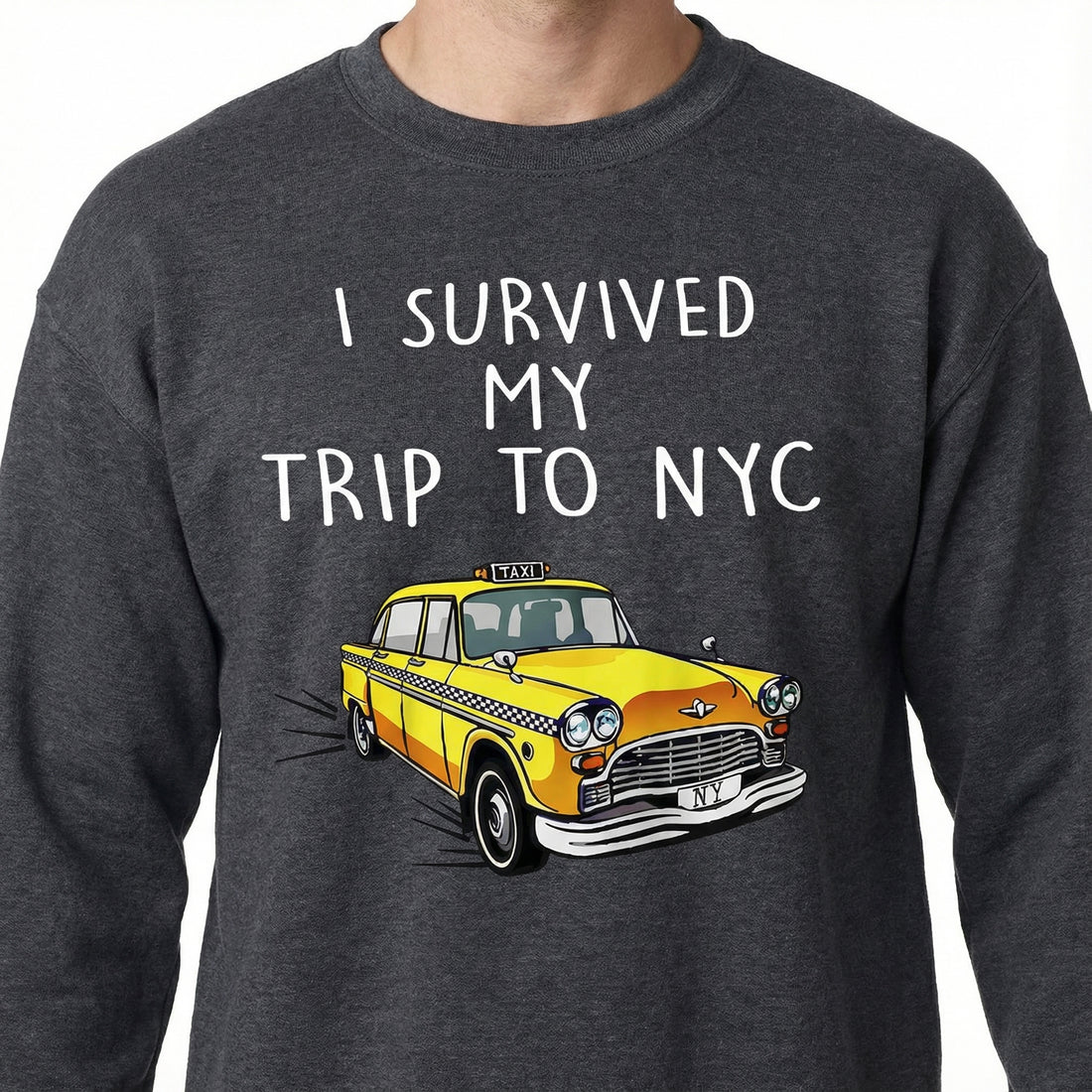 I Survived My Trip to NYC Graphic T-Shirt - Funny Travel Gift Tee