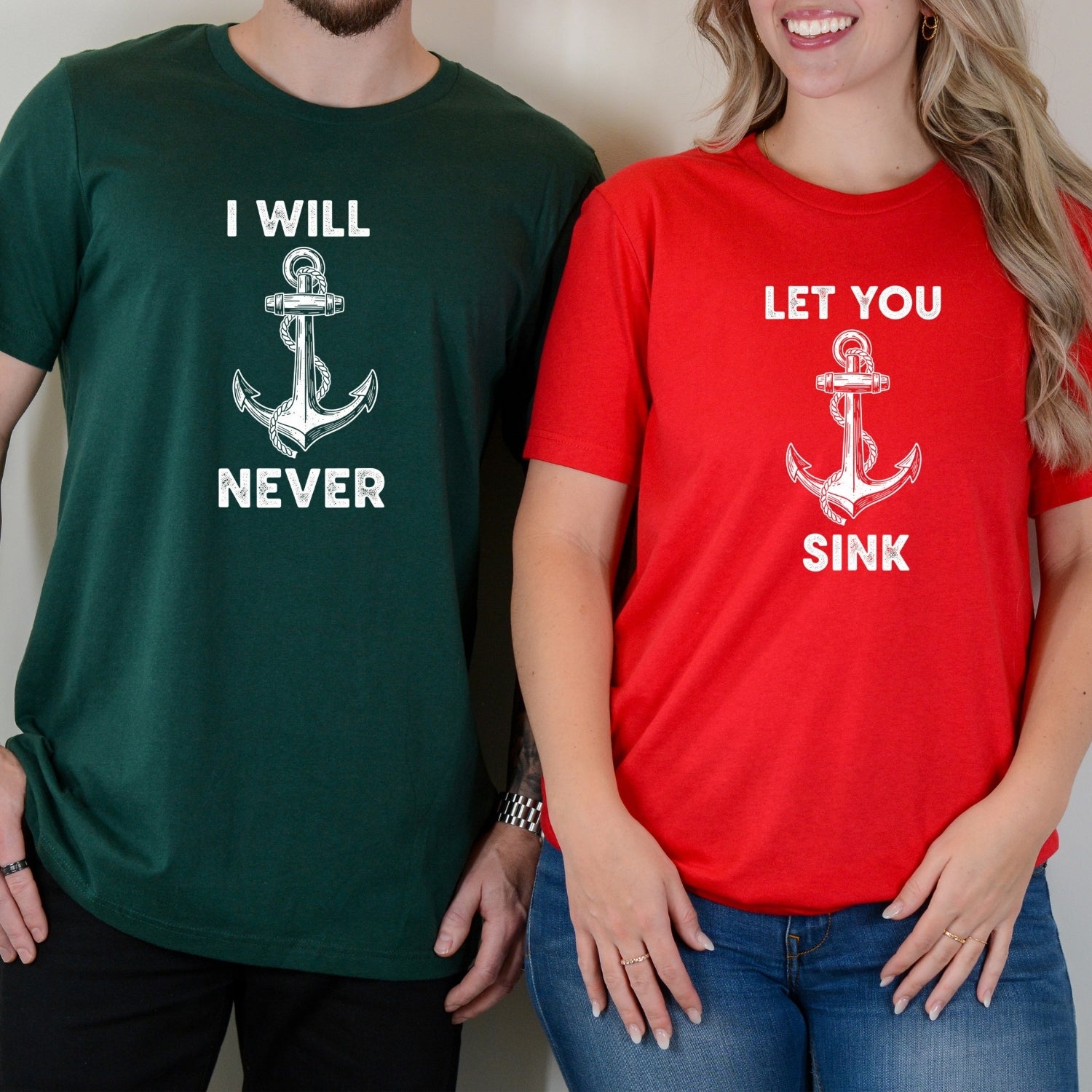 I Will Never Let You Sink Matching T-Shirts For Couples