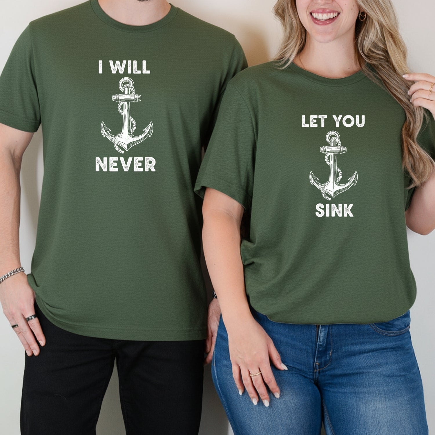I Will Never Let You Sink Matching T-Shirts For Couples