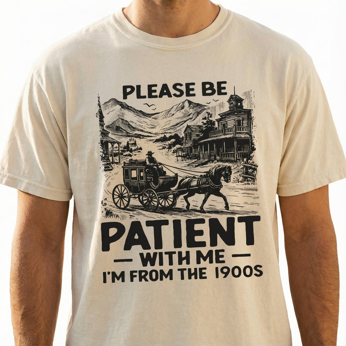 I Am From the 1900s Funny Men’s T-Shirt – Vintage Humor Tee – Dad Grandpa Gift