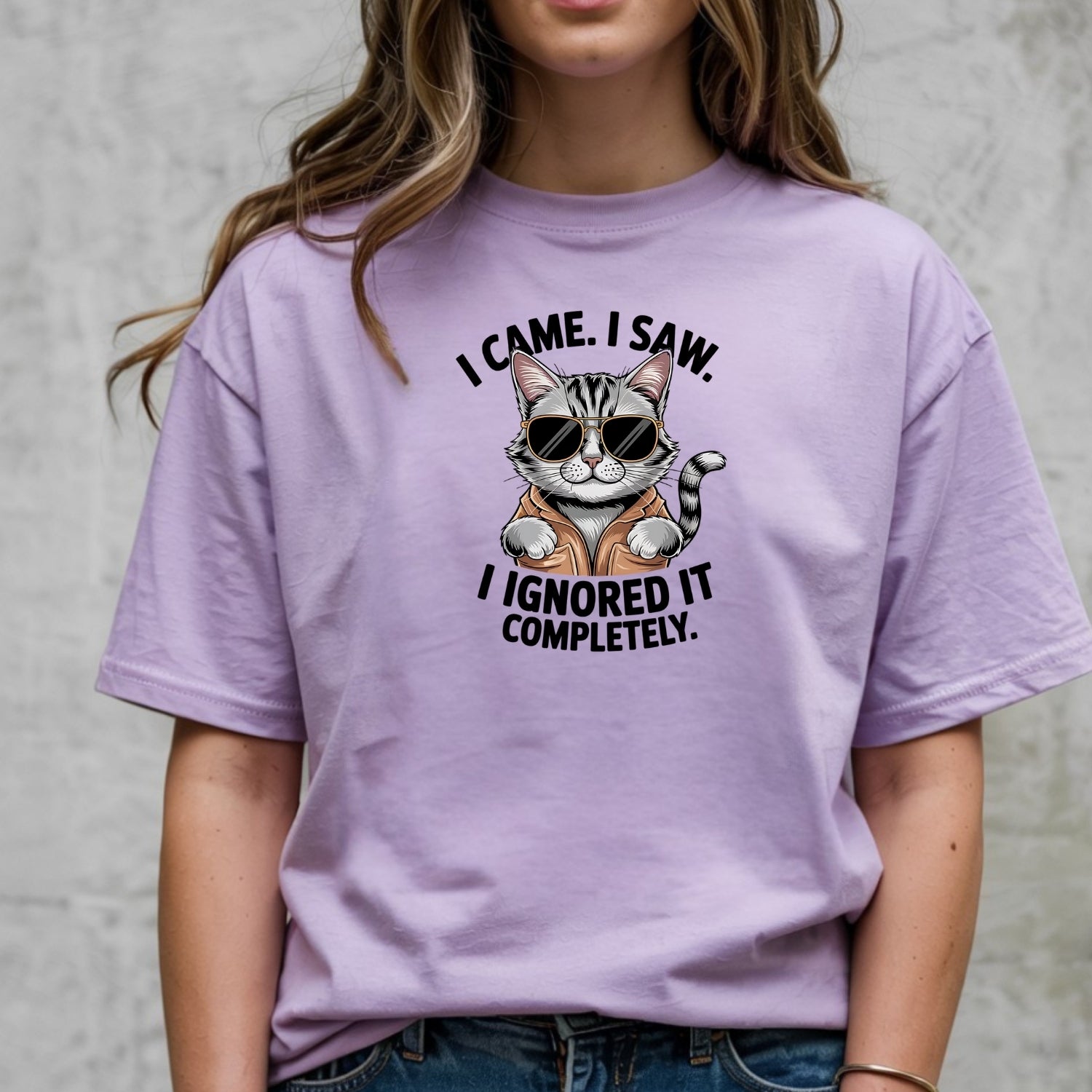 I Came I Saw T-Shirt - Funny Cat Sarcastic Graphic Tee