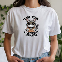 I Came I Saw T-Shirt - Funny Cat Sarcastic Graphic Tee