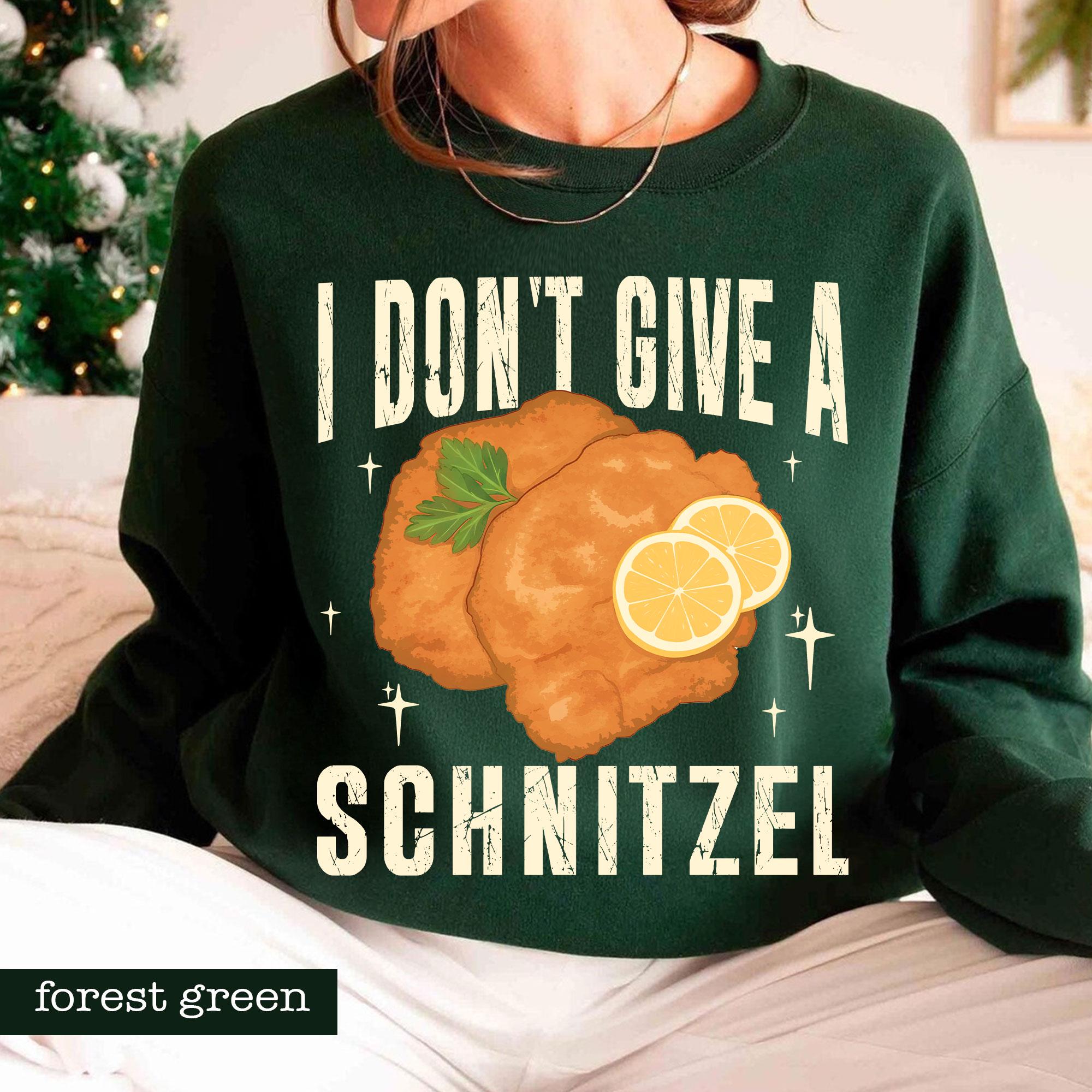 I Don’t Give a Schnitzel Christmas Sweatshirt – Funny A Very Jo Na S Holiday Movie Shirt