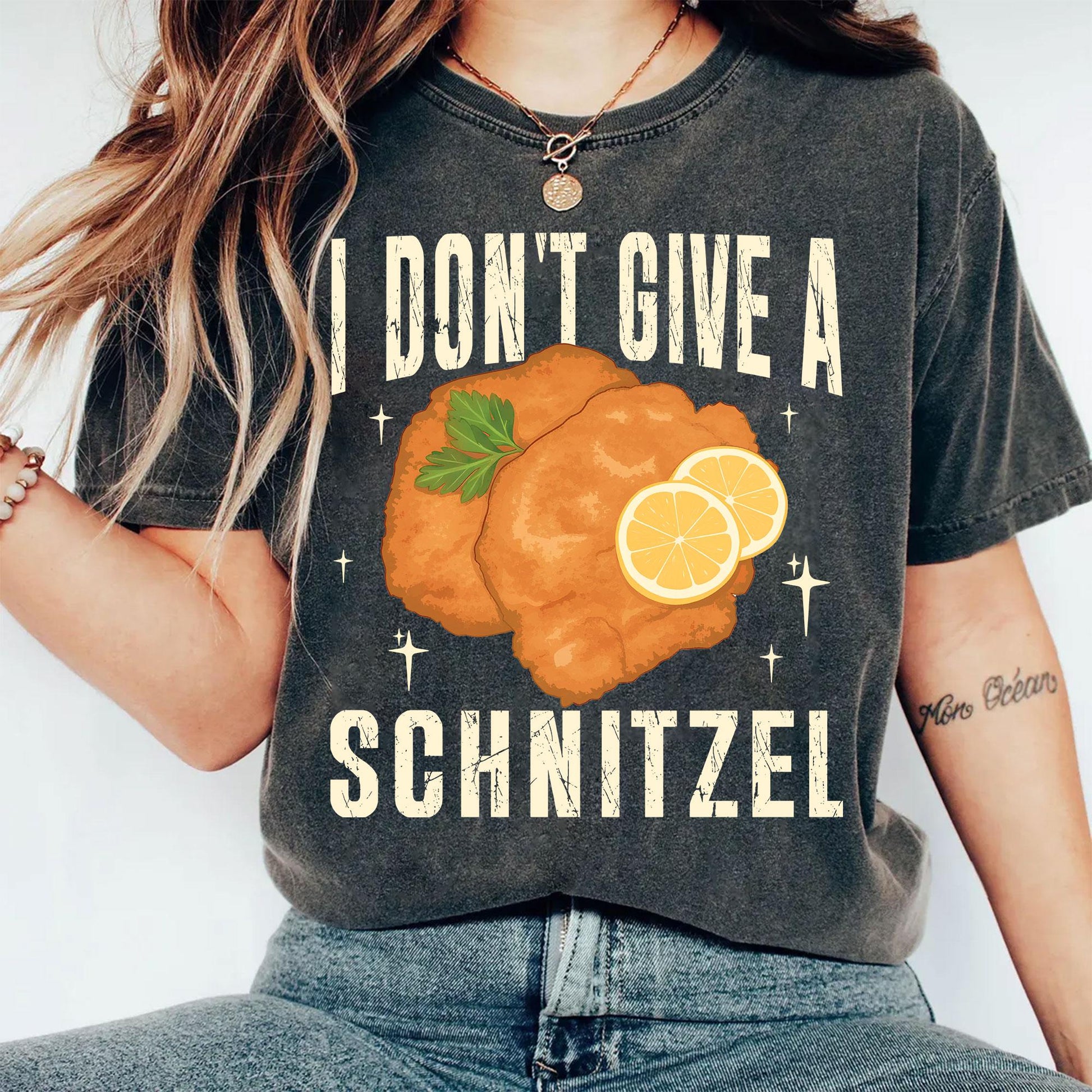 I Don’t Give a Schnitzel Christmas Sweatshirt – Funny A Very Jo Na S Holiday Movie Shirt