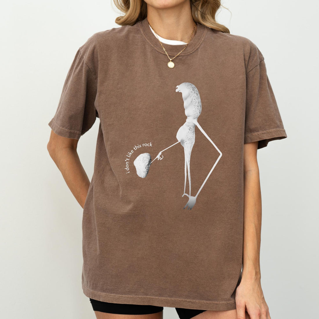 I Don’t Like This Rock T-Shirt – Marcus the Worm Meme Shirt, Funny Marcus Meme Tee