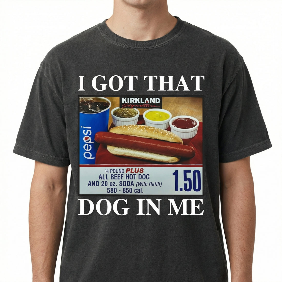 I Got That Dog In Me Graphic Crewneck Sweatshirt - Funny Dog Meme Shirt
